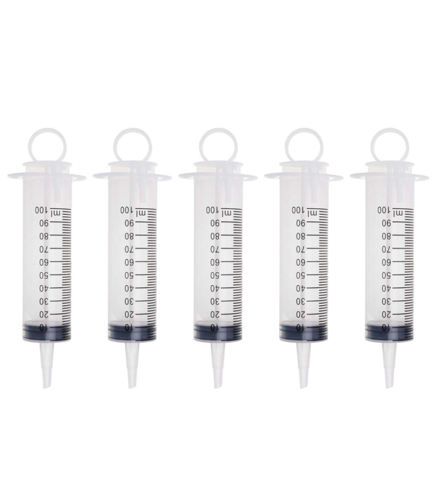 5 Pcs Industrial Plastic Luer Lock Syringes for Feeding Tubes - Home Care Essentials - Buy Online on GoSupps.com
