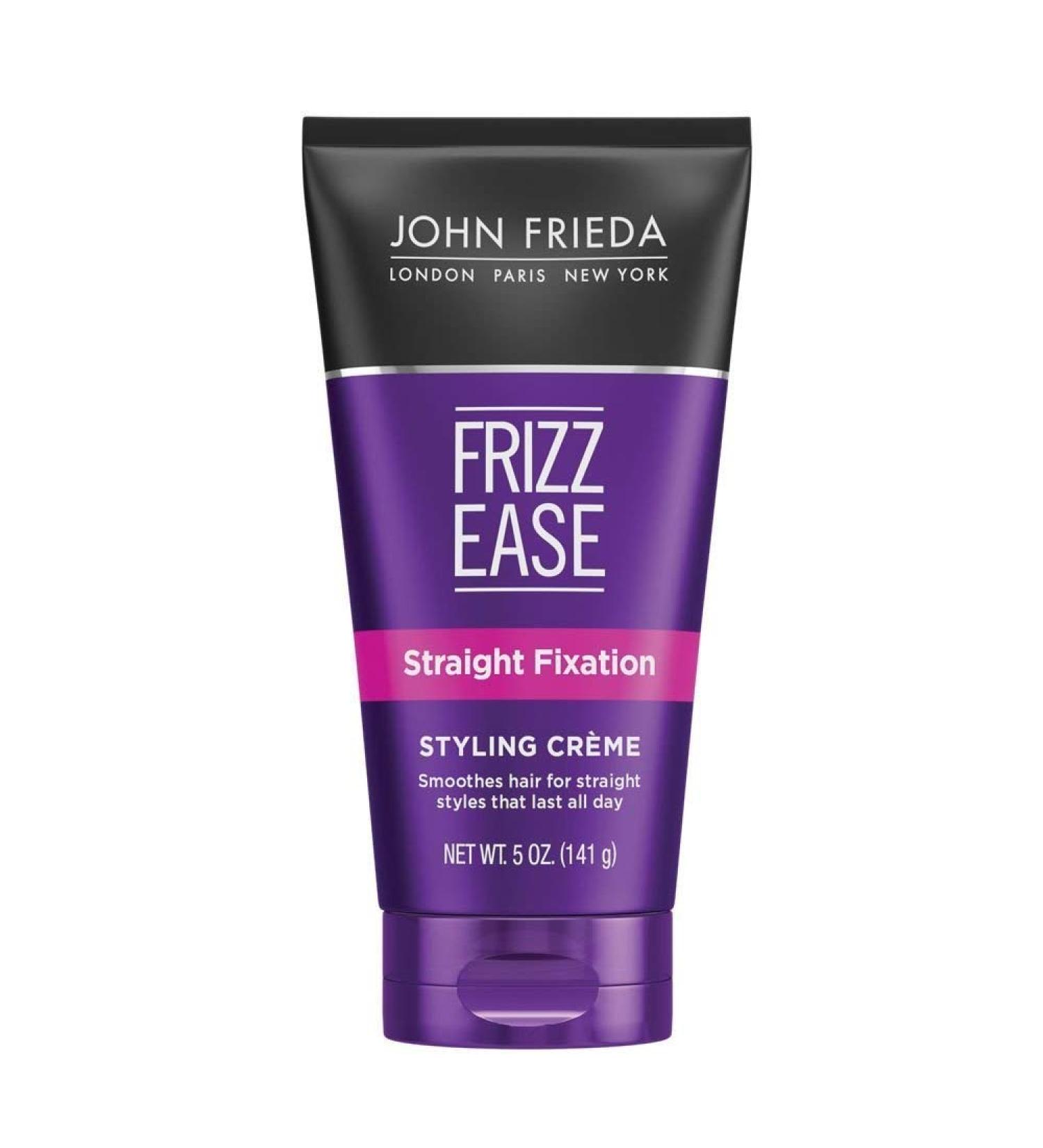 John Frieda Frizz-Ease Straight Fixation Styling Creme 5 oz (Pack of 4) 20 Ounce (Pack of 1)