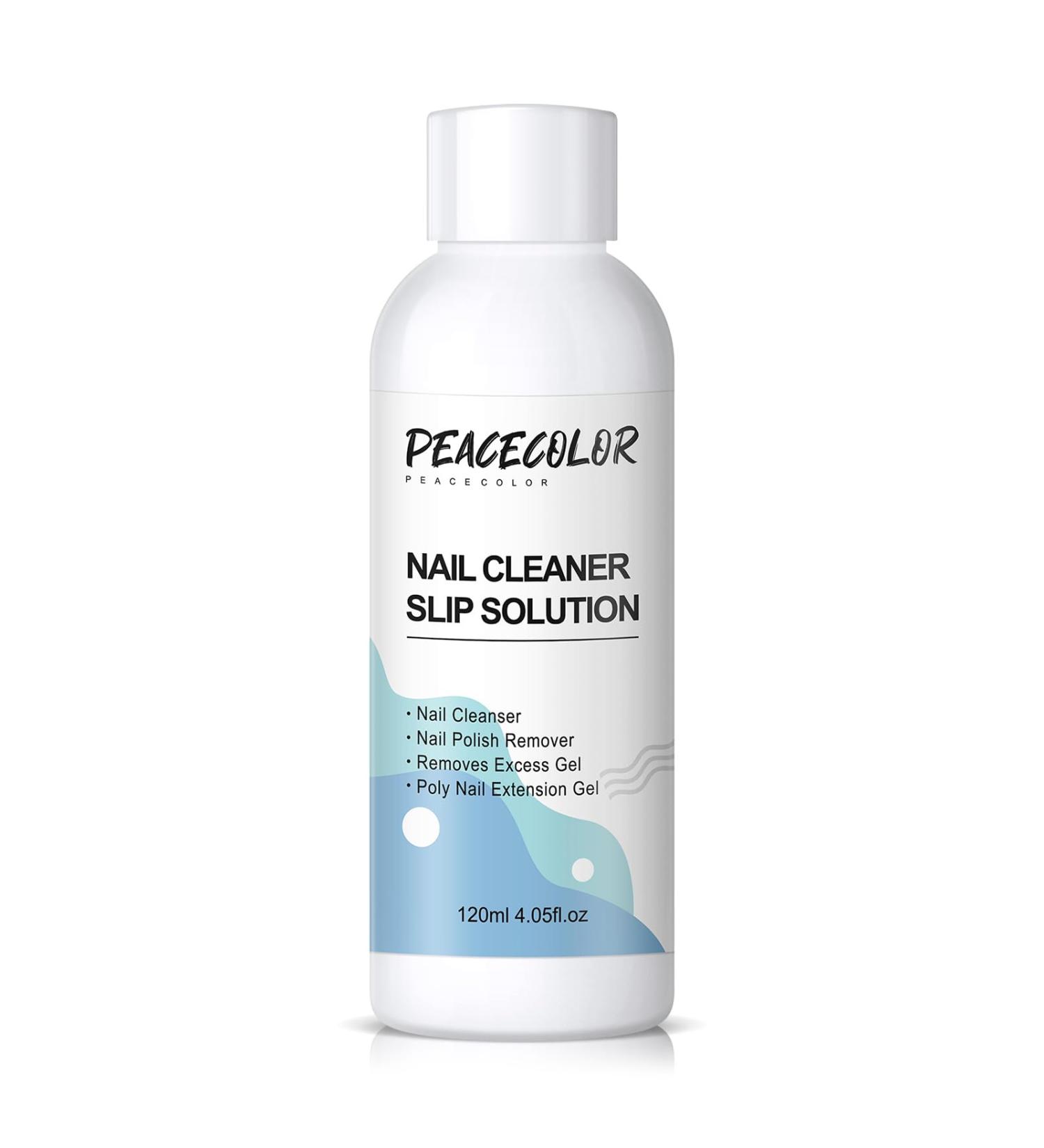 PEACECOLOR 120 ml Poly Gel Slip Solution Acrylic Liquid Slip Solution for Poly Nail Gel Nails Starter Set PD01-013 - Buy Online on GoSupps.com