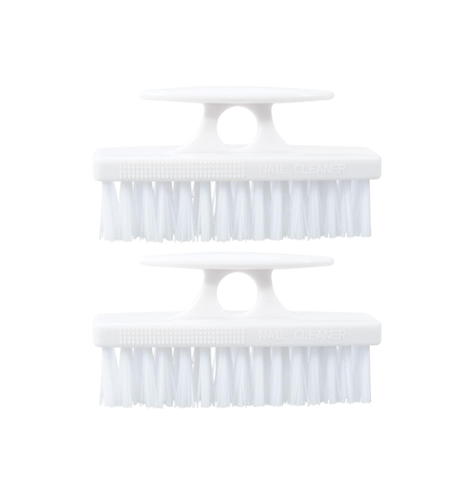 Superio Nail Brush Cleaner - 2 Pack Heavy Duty Scrubber for Toes and Fingernails - Buy Online on GoSupps.com