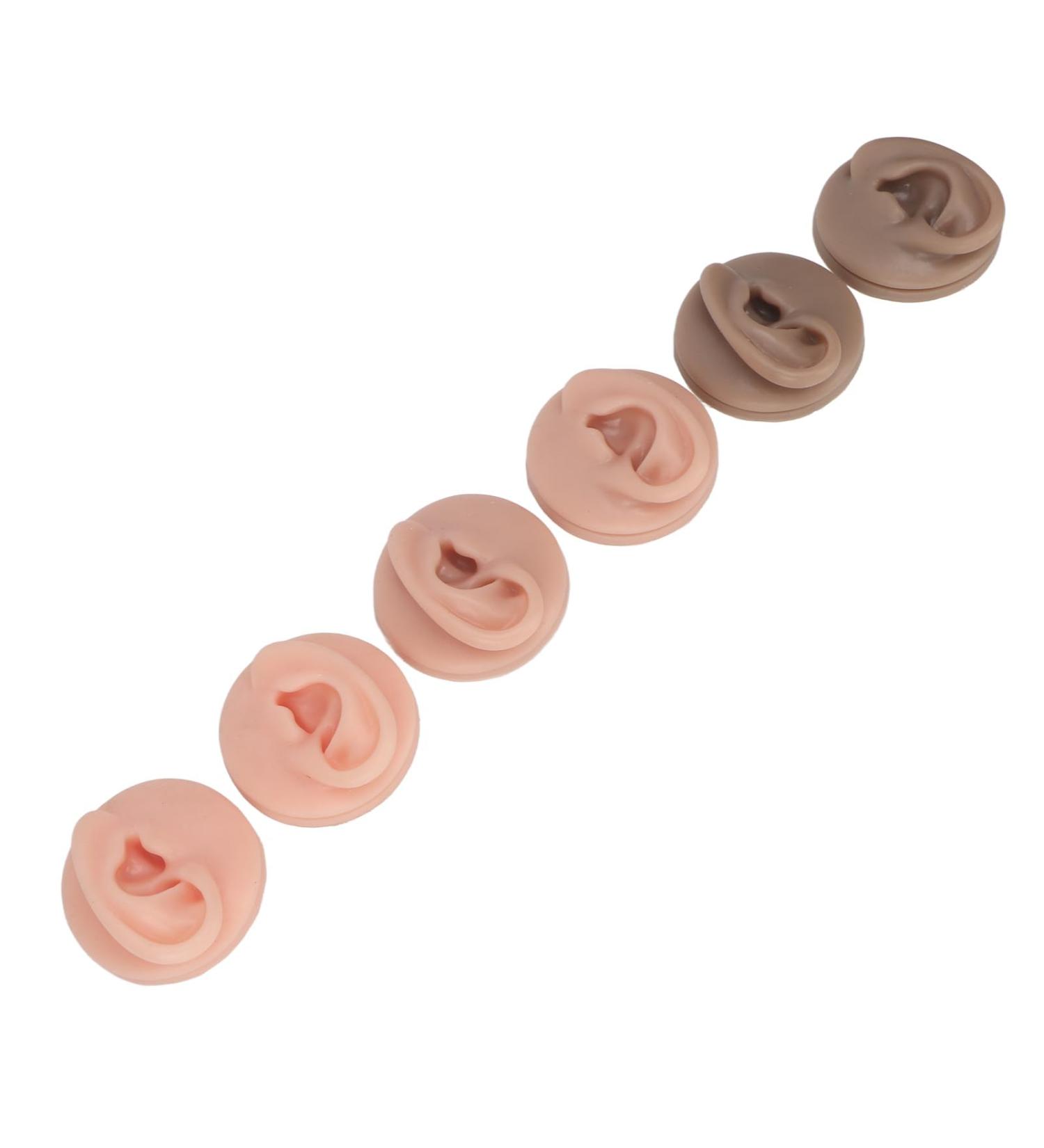 Lifelike Silicone Ear Model for Piercing Practice - Soft Elastic Multi-Colored Options - Buy Online on GoSupps.com