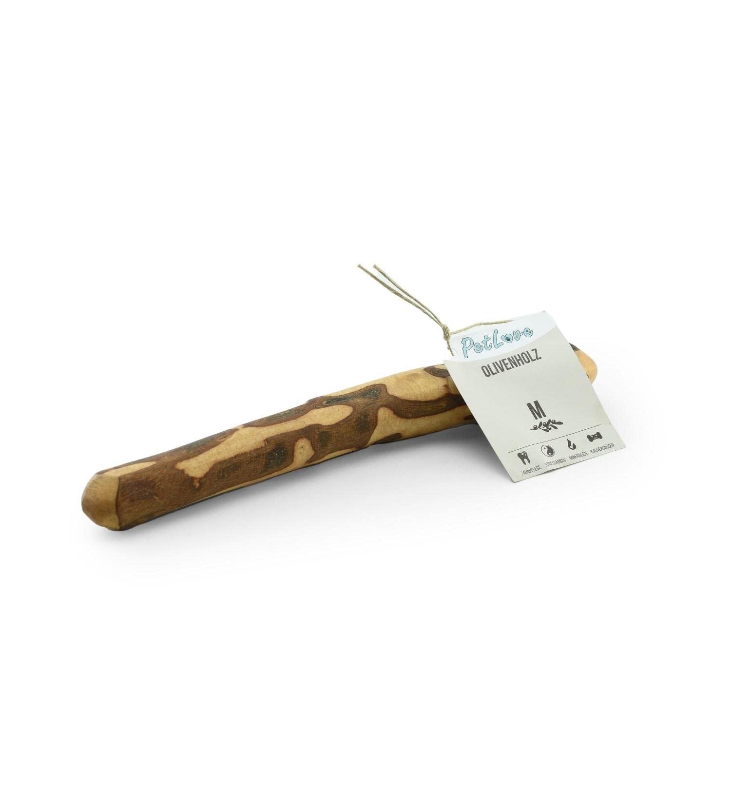 Petlove Olive Wood Chewing Bones for Dogs | Dental Care & Play Toy for Medium to Large Dogs | 100-220g - Buy Online on GoSupps.com