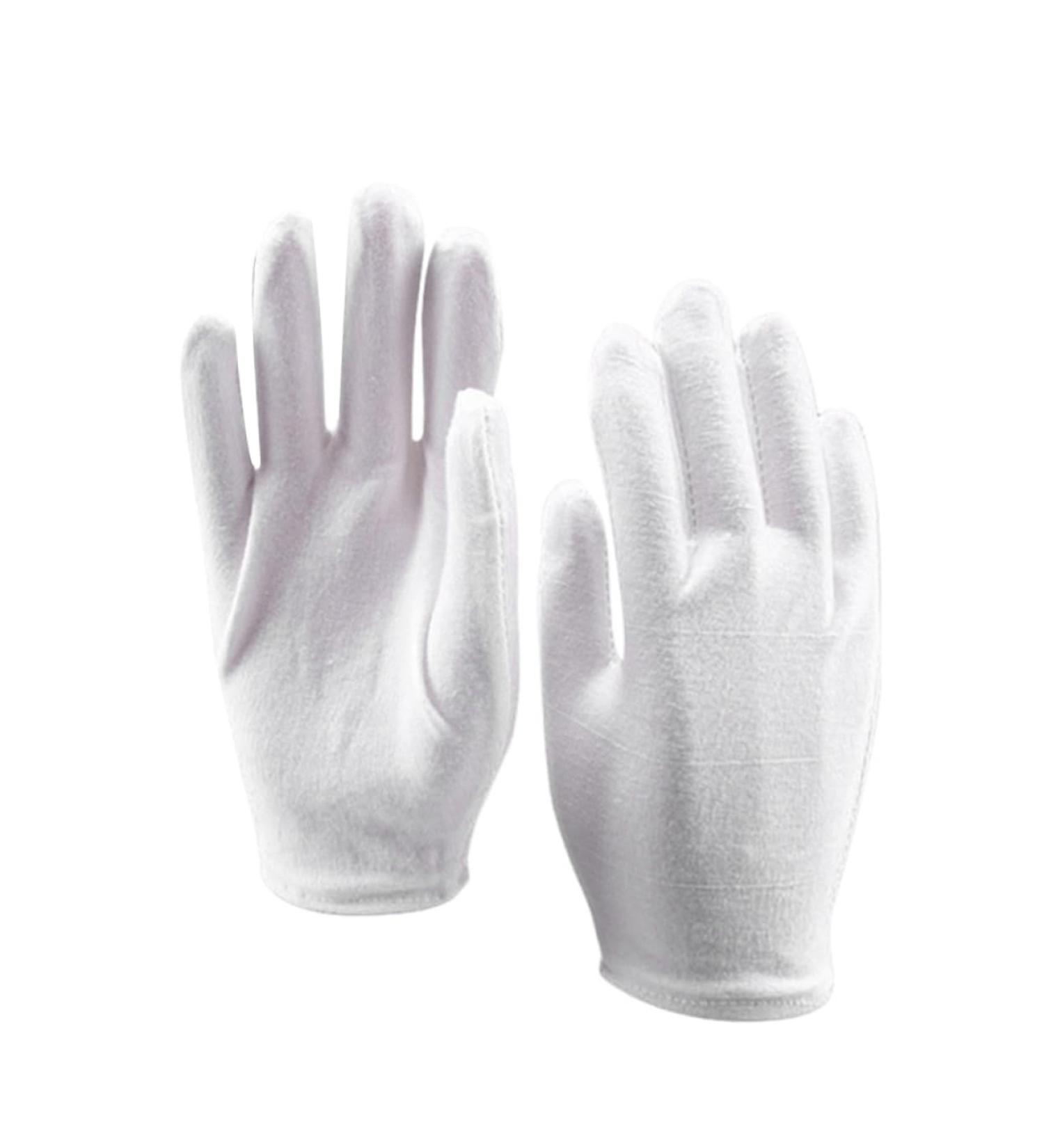 FRCOLOR 18 Pairs Hydrating Jewelry Inspection Lab Safety Work Extra Large Inspection Hand Care Moisturizing White - Buy Online on GoSupps.com