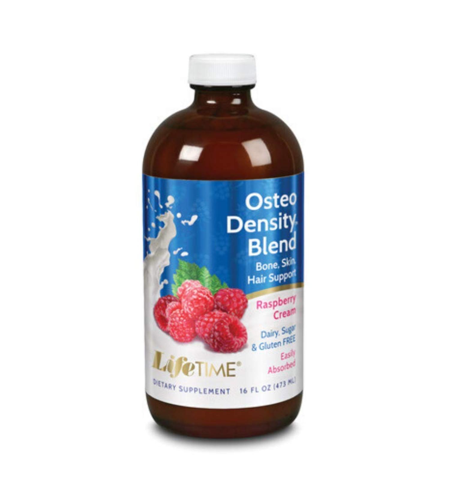 Lifetime Osteo Density Blend Liquid Raspberry (Btl-Glass) | 16oz