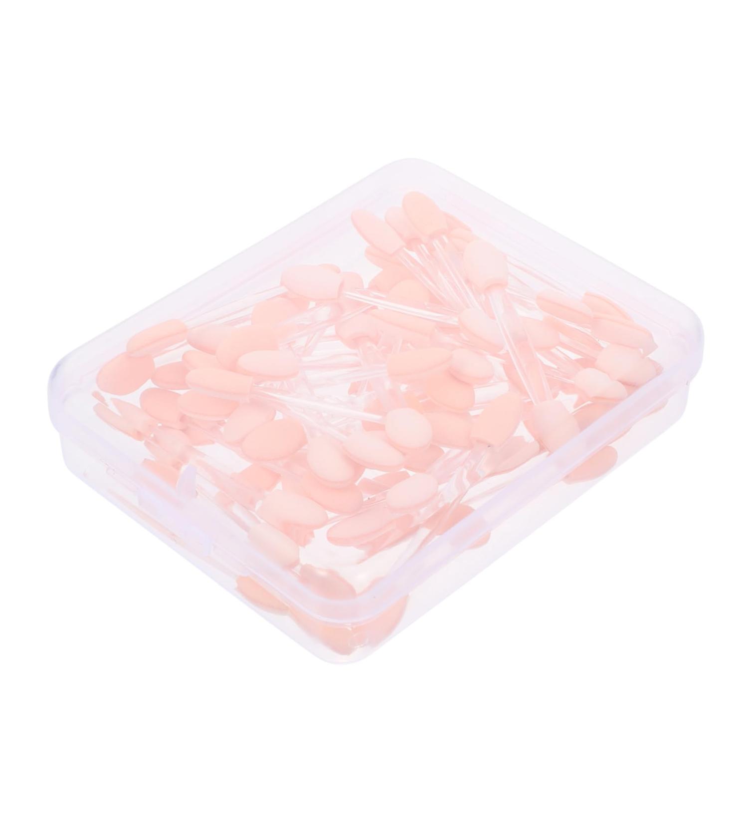 BIUDECO 50pcs Double Ended Eyeshadow Brush Eye Makeup Girl Eyeshadow Makeup Brush Emulsion - Buy Online on GoSupps.com