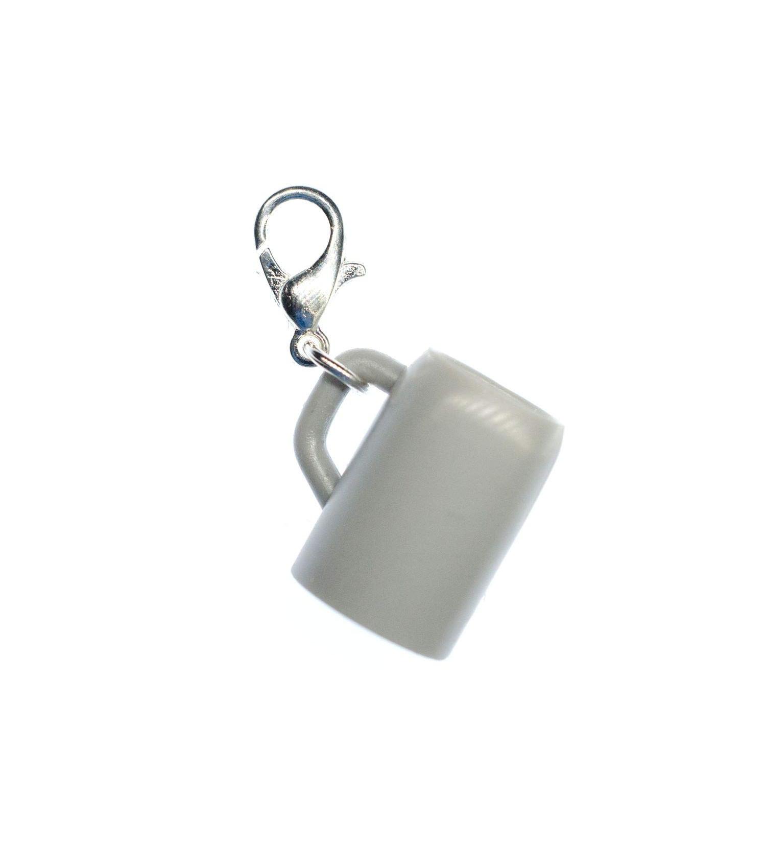 Handmade Oktoberfest Charm Zipper Pull | Miniblings Beer Jug Humps Pendant | Silver-Plated Fashion Jewelry for Bracelets - Buy Online on GoSupps.com