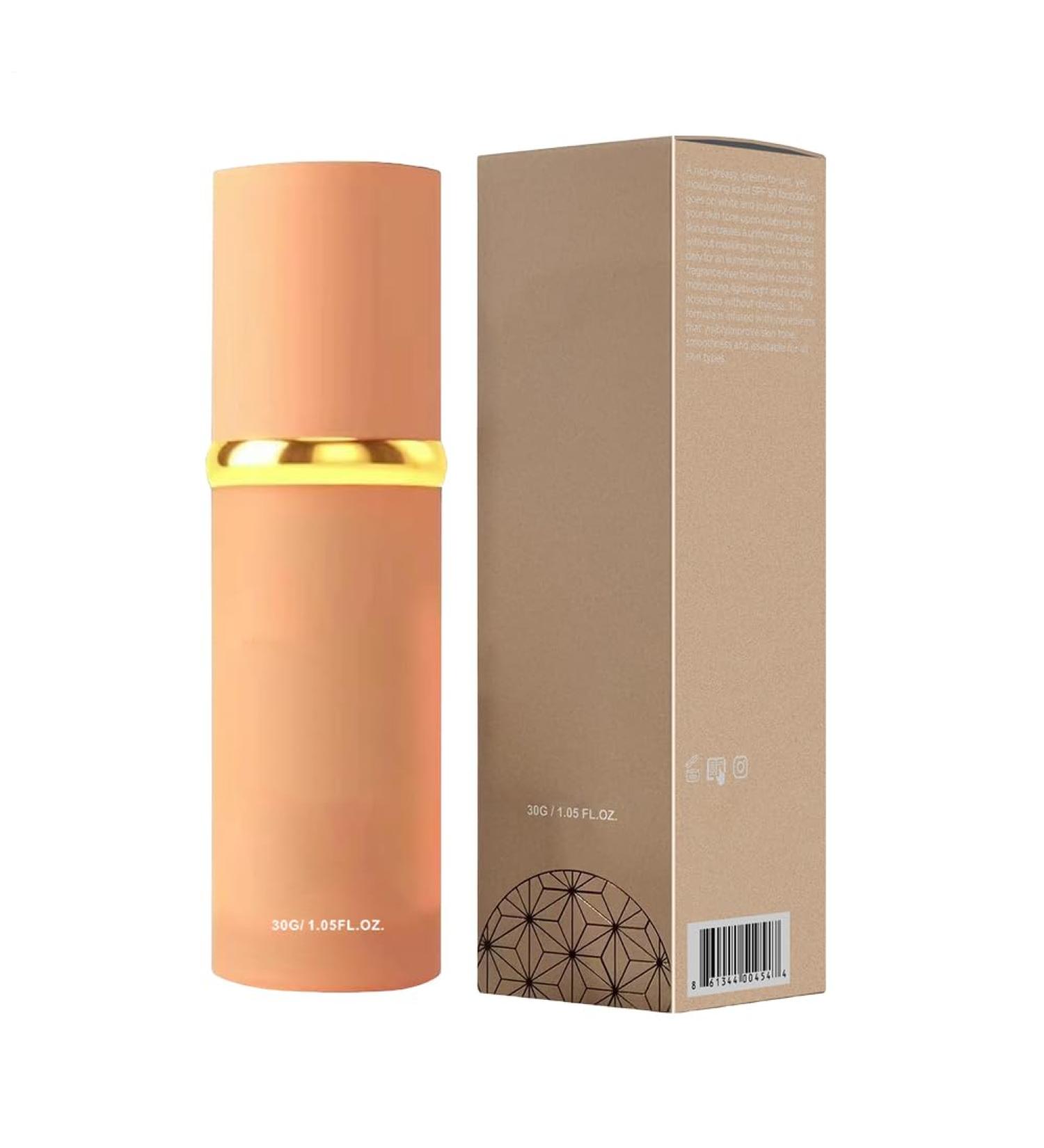  laxreheye Color-changing foundation - Natural moisturizing base 30g - Stain-resistant and adaptable - For women mothers brides sun protection dry skin fitness sports - Buy Online on GoSupps.com