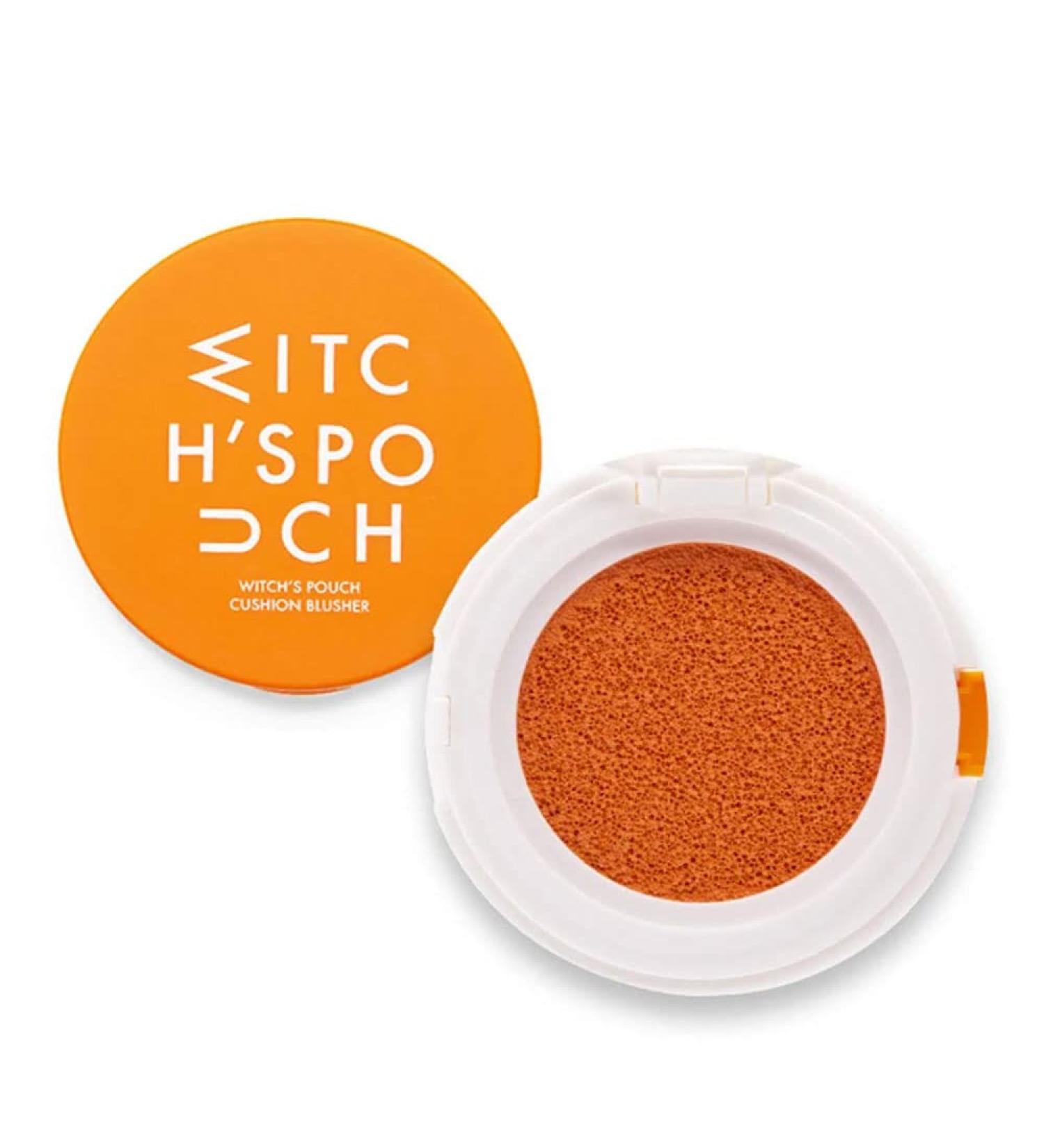 Witch's Pouch Blush Cushion - Cheek Toneup Moisturizing Blusher (02 Sweet Orange) - Buy Online on GoSupps.com