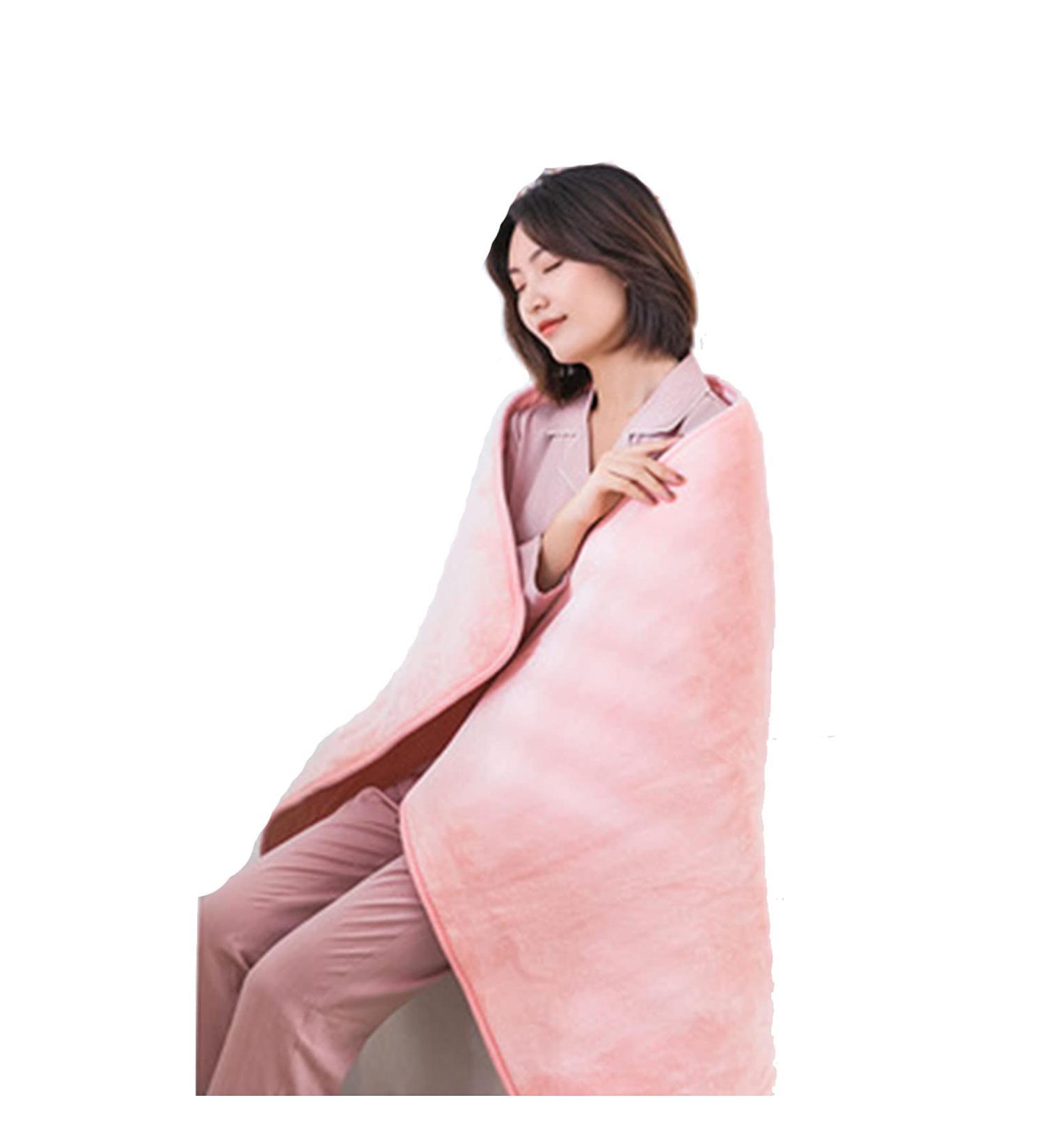 VVHuda Intelligent Heating Blanket - Fast Heating Flame-Retardant Perfect for Home & Office | Red & Pink 39.5x17.7in & 39.9x23.6in - Ideal Gift - Buy Online on GoSupps.com