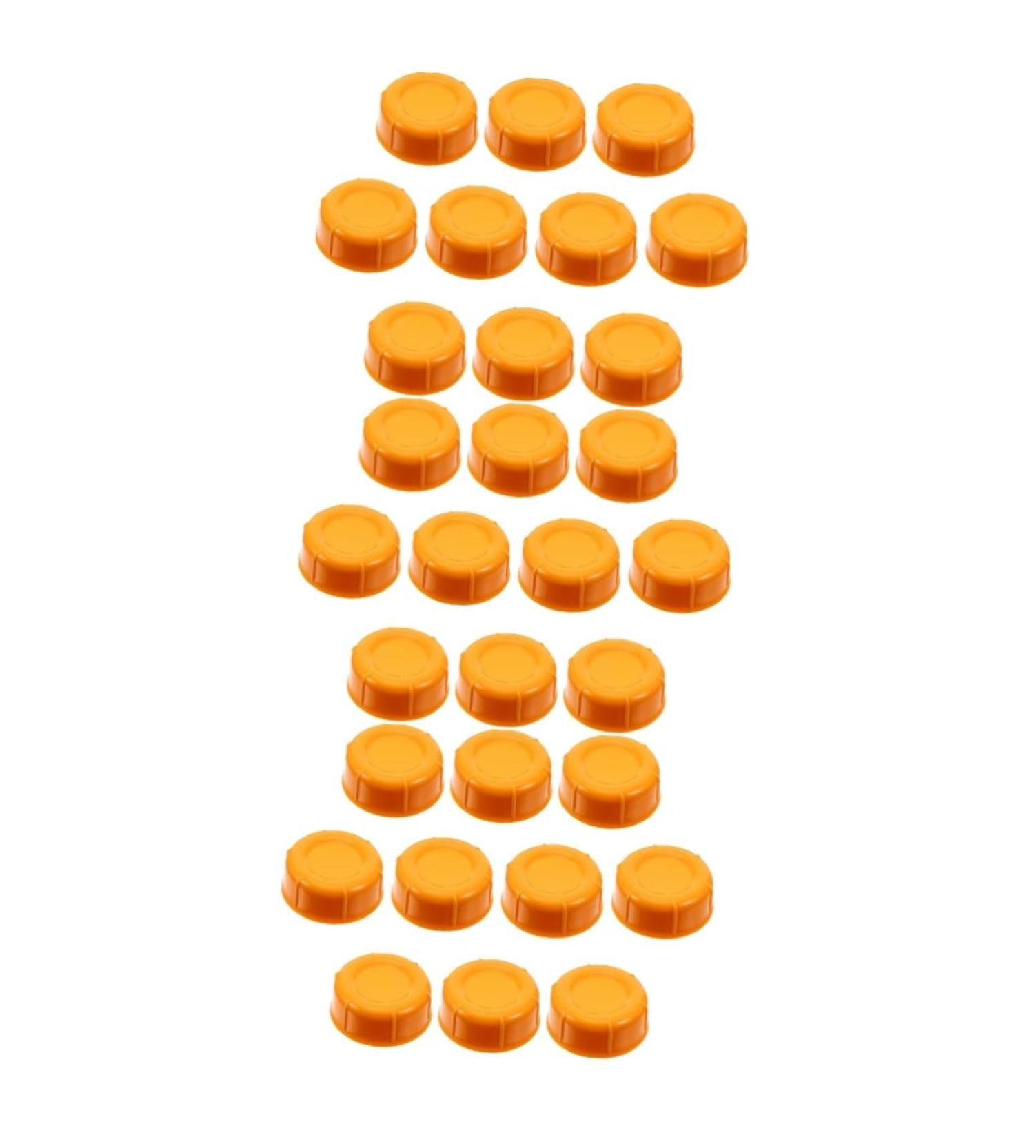FAVOMOTO 30 Pcs Baby Bottle Seal Cap Travel Food Small Caliber Orangex3pcs 4.3x4.3x1.5cmx3pcs - Buy Online on GoSupps.com