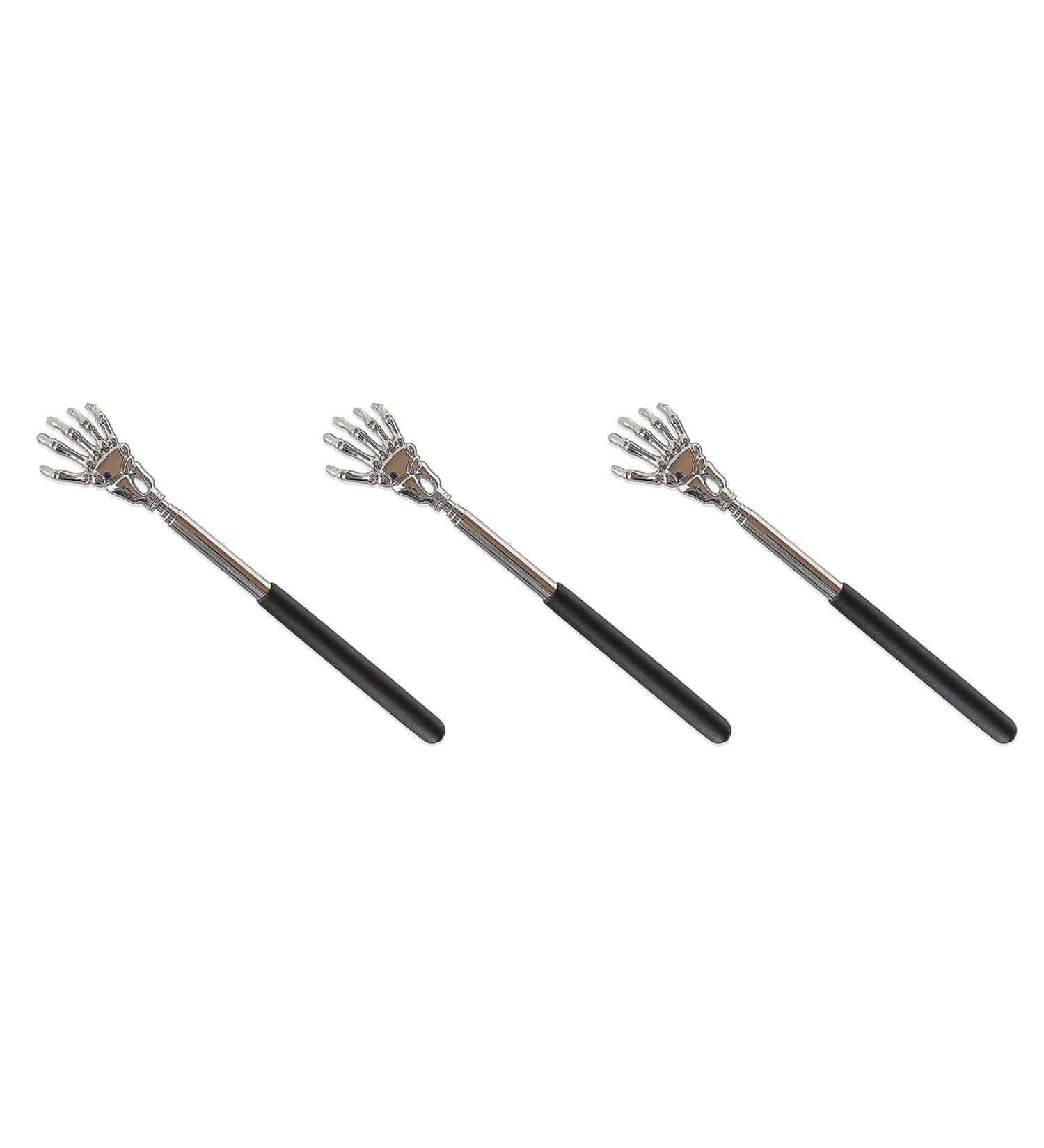 AuntYou 3x Back Scraper with Retractable Handle | Stainless Steel Body & Head Massager | International Shipping - Buy Online on GoSupps.com