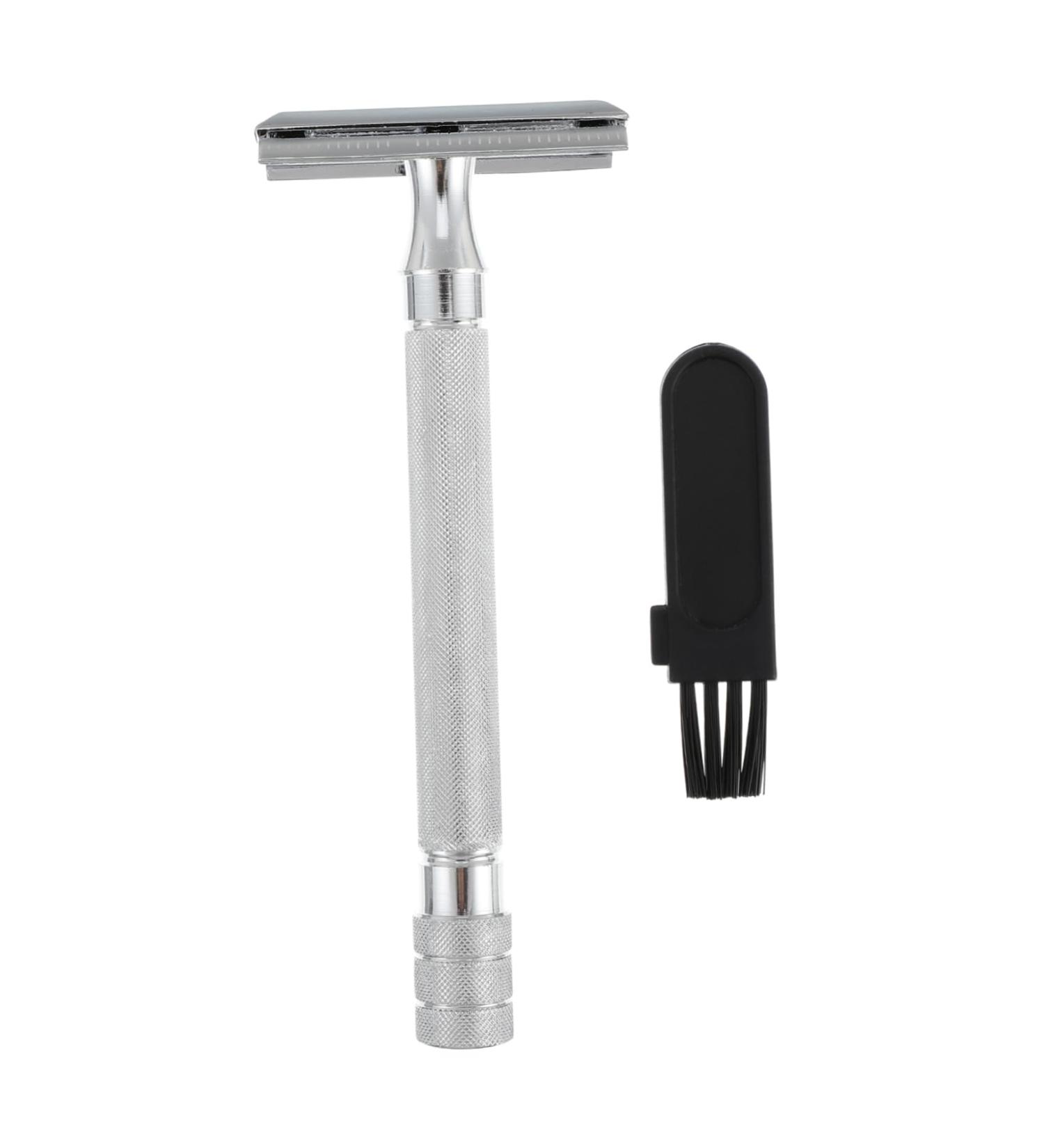 Merryhapy Rustproof Manual Razor for Men - Professional Double-Sided Straight Blade Beard Trimmer (1 Pack) - Buy Online on GoSupps.com