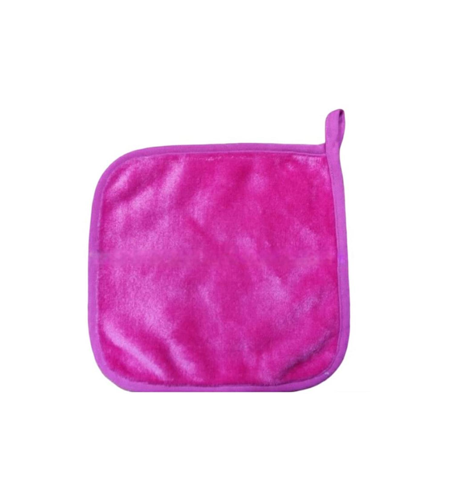 Dajidafu 10 Pieces Face Cleaning Cloth Reusable Washable Replacement Solid Color Hanging Girls Makeup Cosmetic Remover Pad Rose Red - Buy Online on GoSupps.com