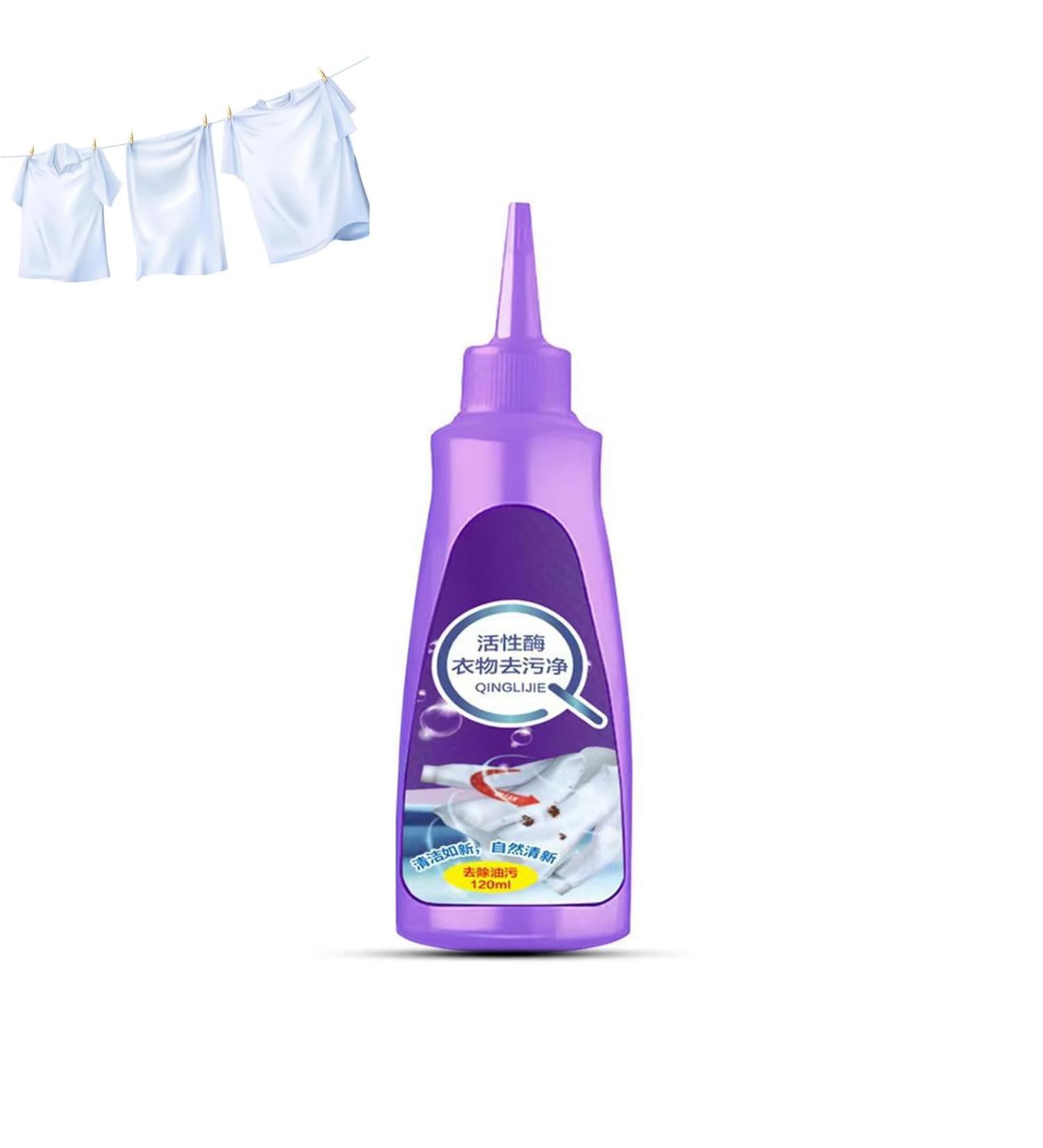 Active Enzyme Laundry Stain Remover Enzyme Laundry Stain Remover - White Shirt Guardian Garment Stubborn Stain Cleaner Oil Remover Active Enzyme Clothing Stain Remover (1pcs) 3pcs - Buy Online on GoSupps.com