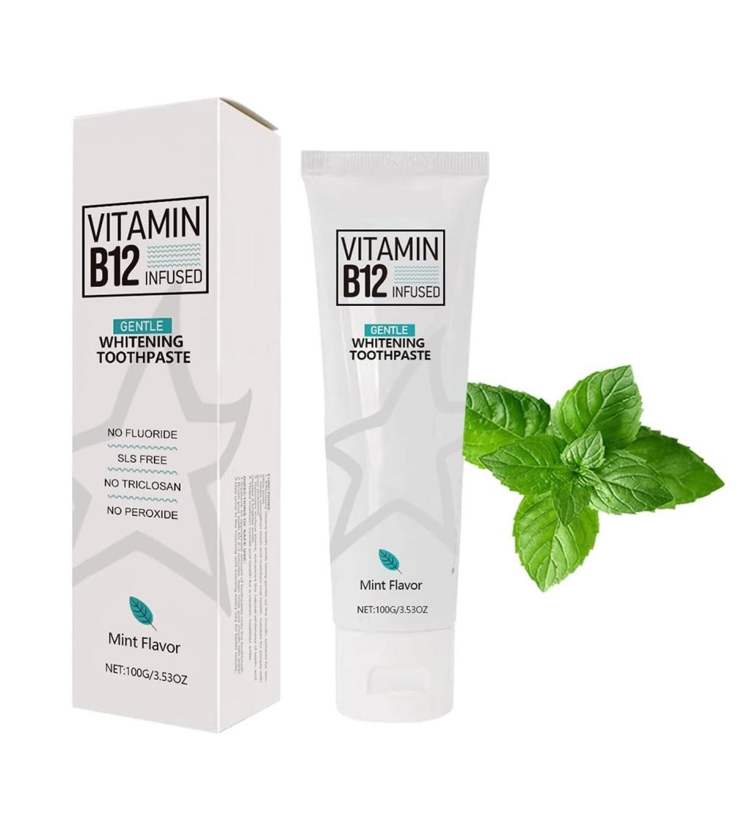 Dentifrice Vitamin - limine Les Taches Superficielles Des Dents Procure Une Haleine Fra che Facile Utiliser Deux Fois Par Jour (matin et Soir)(5pcs) 1 g (Lot de 1) - Buy Online on GoSupps.com