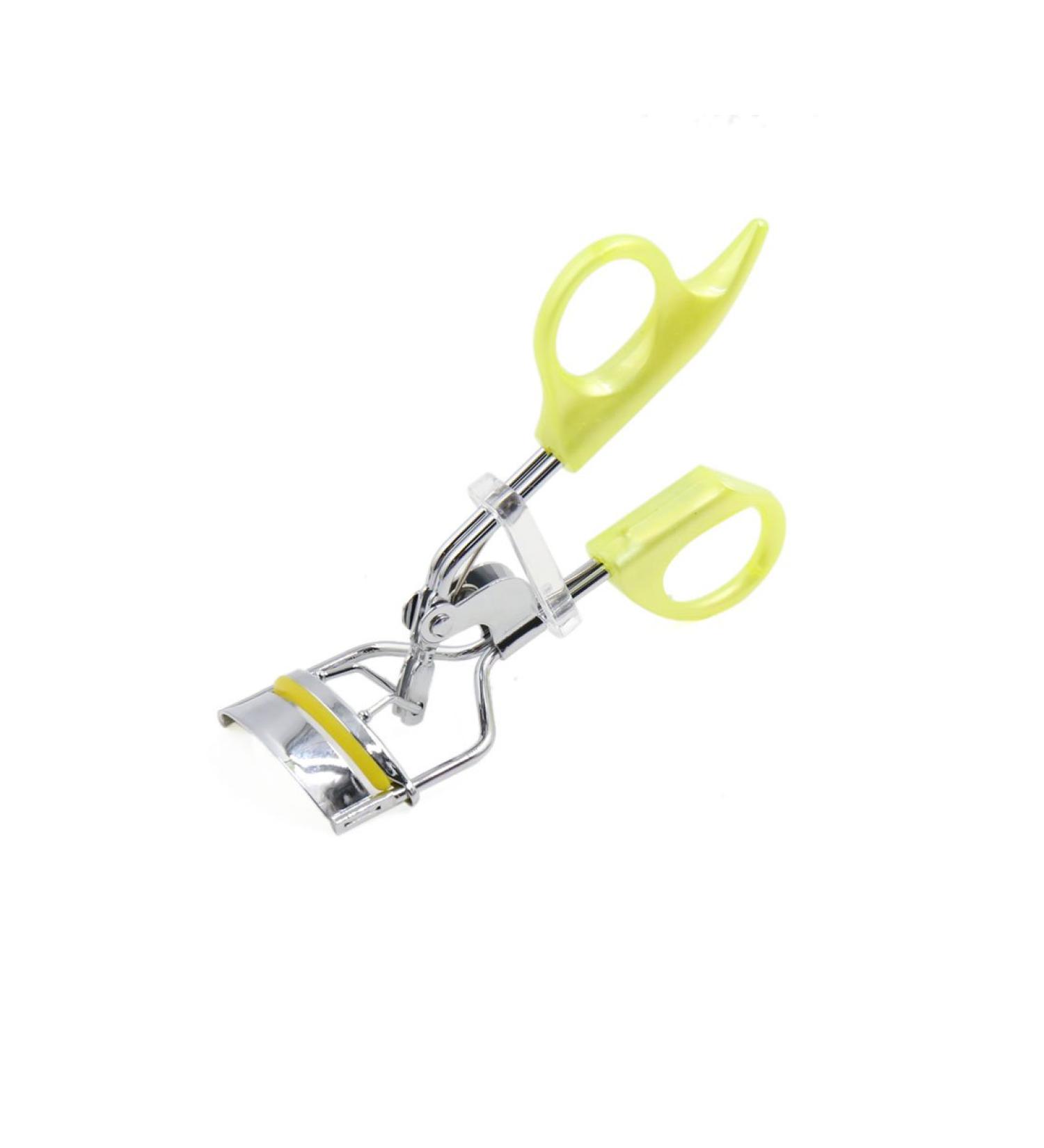 Yellow Fluorescent Swallow Tail Handle Eye Curling Eyelash Curler Clip Beauty Makeup Tool Eyelash Curler Multiple Colors - Buy Online on GoSupps.com