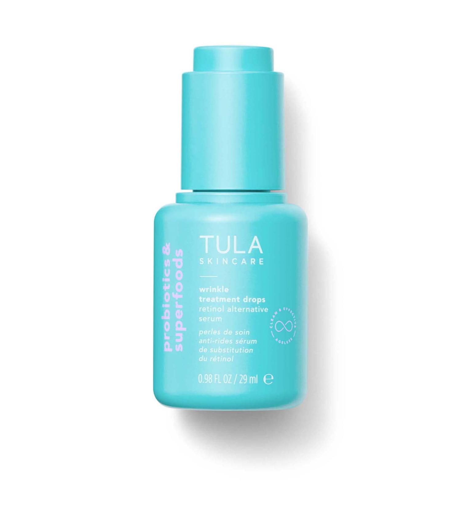 TULA Wrinkle Treatment Drops | Skincare-First Dry Oil Serum | Minimize Wrinkles & Fine Lines | 0.98 fl. oz - Buy Online on GoSupps.com