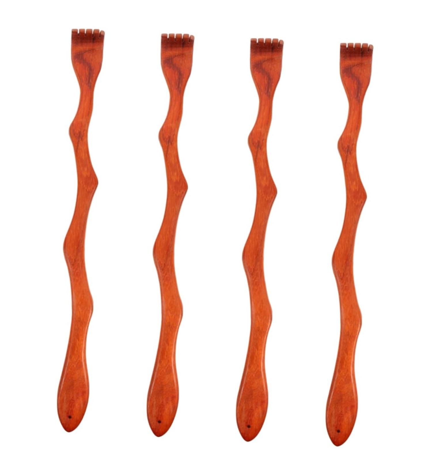 Fomiyes 4-Piece Tickling Stencil Set - Male Tools for Back Itching Relief | Snake Design Body Massager - Buy Online on GoSupps.com