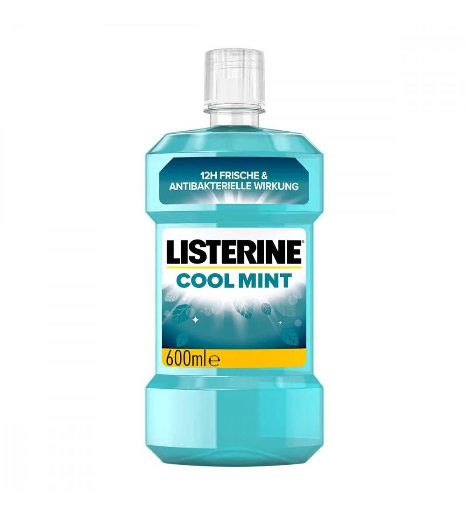 Buy Listerine Cool Mint Mouthwash 600ml - Fresh Breath & Oral Care - Fast International Shipping - Buy Online on GoSupps.com