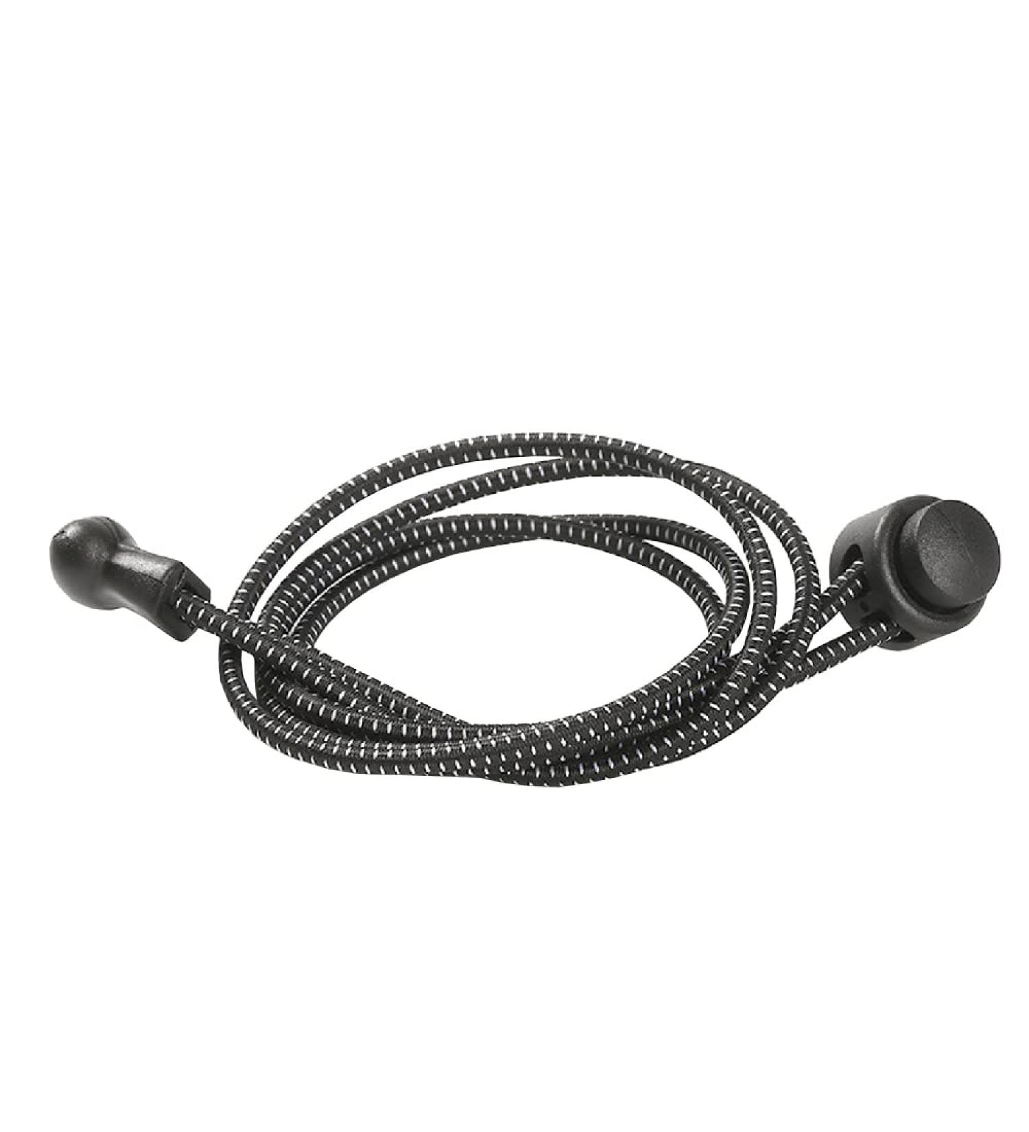 Buy Bupimufi Elastic Shoelaces for Kids - No-Tie Rubber Shoe Straps in Black & White - Quick Lock Solutions for Easy Use - Buy Online on GoSupps.com