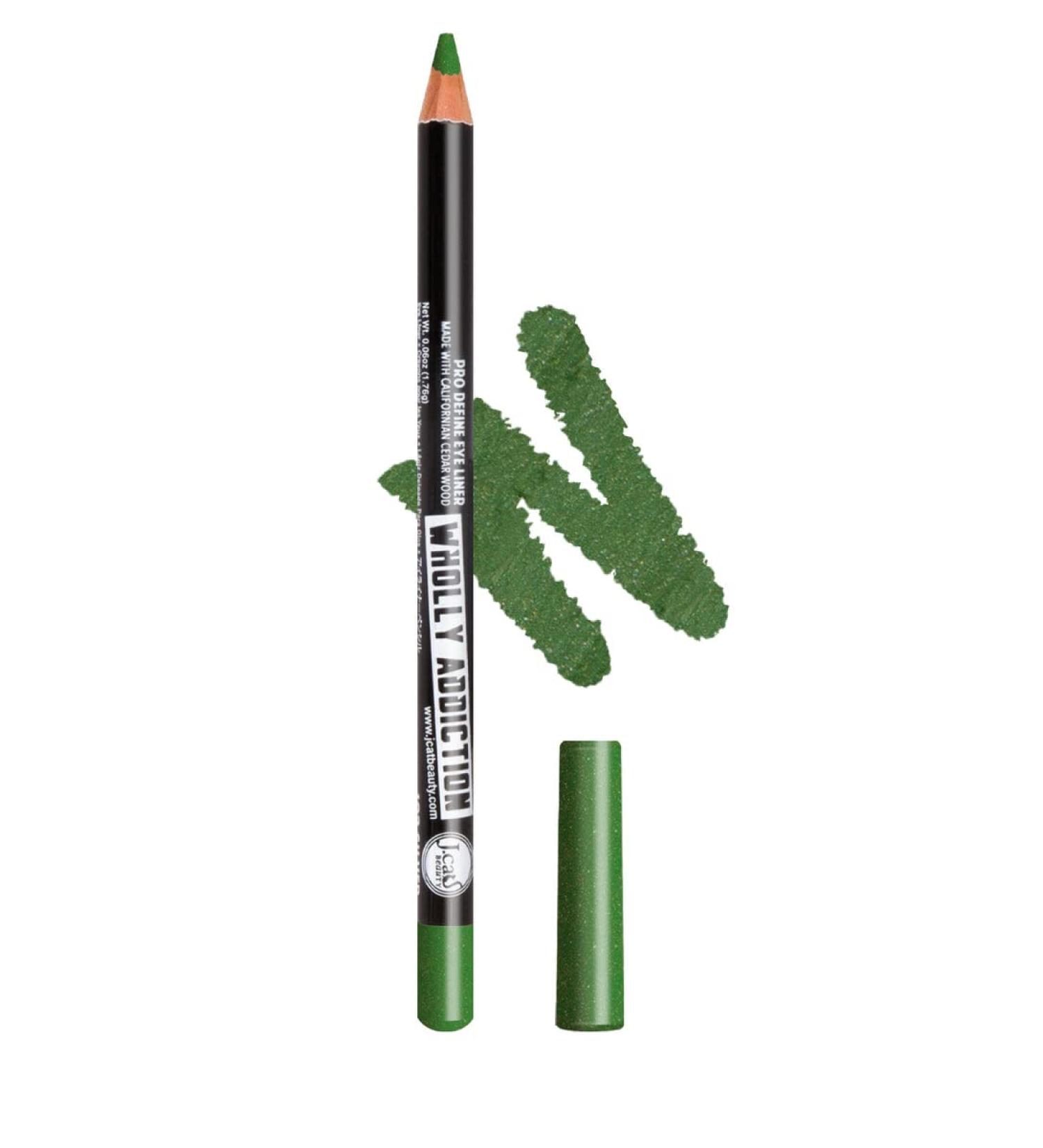 J Cat Beauty Wholly Addiction Pro Define Eye Liner - WE123 Shimmer Green