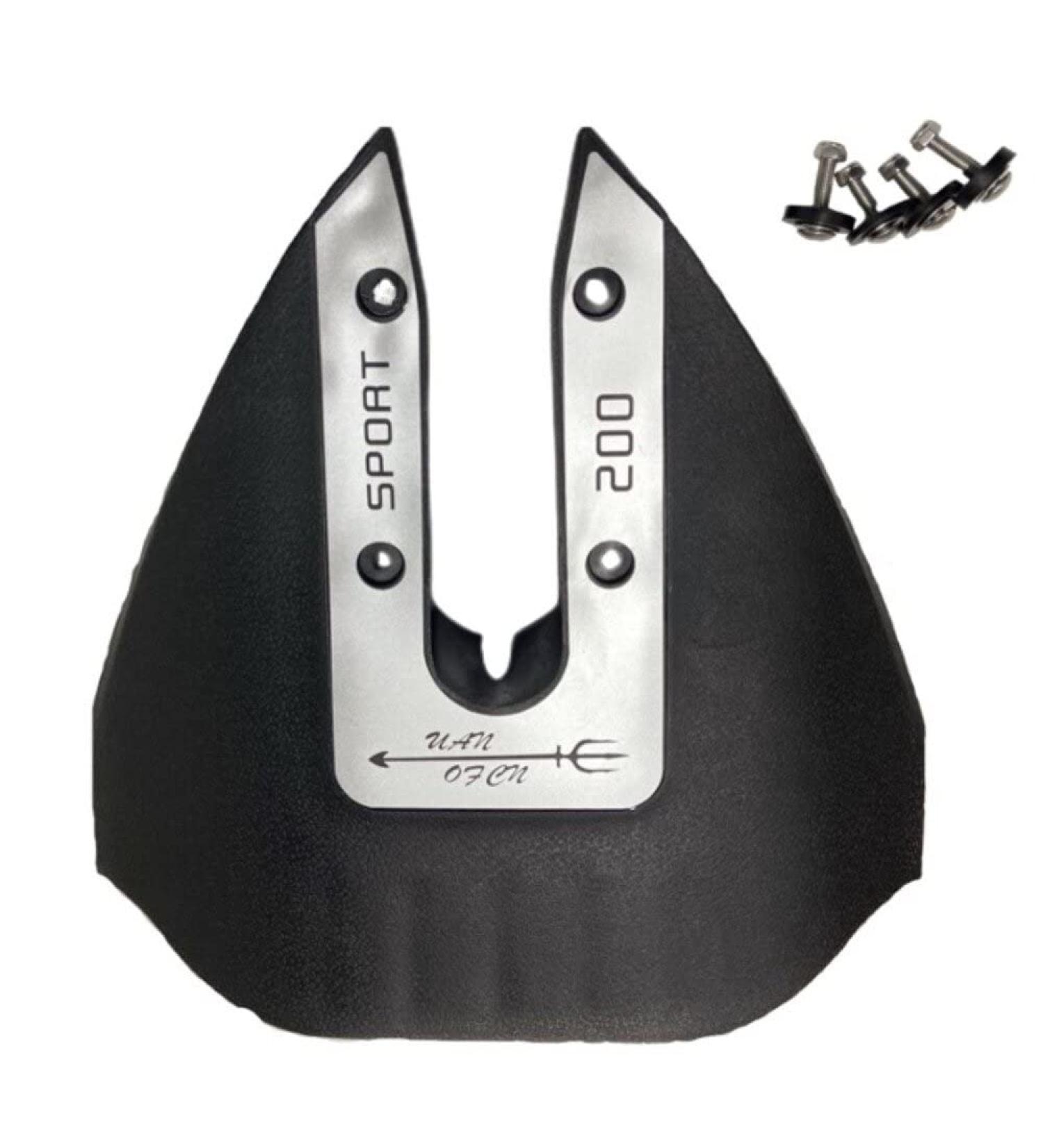 UAN Marine HD200 Hydrofoil Stabilizer | For Boat Outboards 8-40 HP | Premium Black Plastic - Buy Online on GoSupps.com