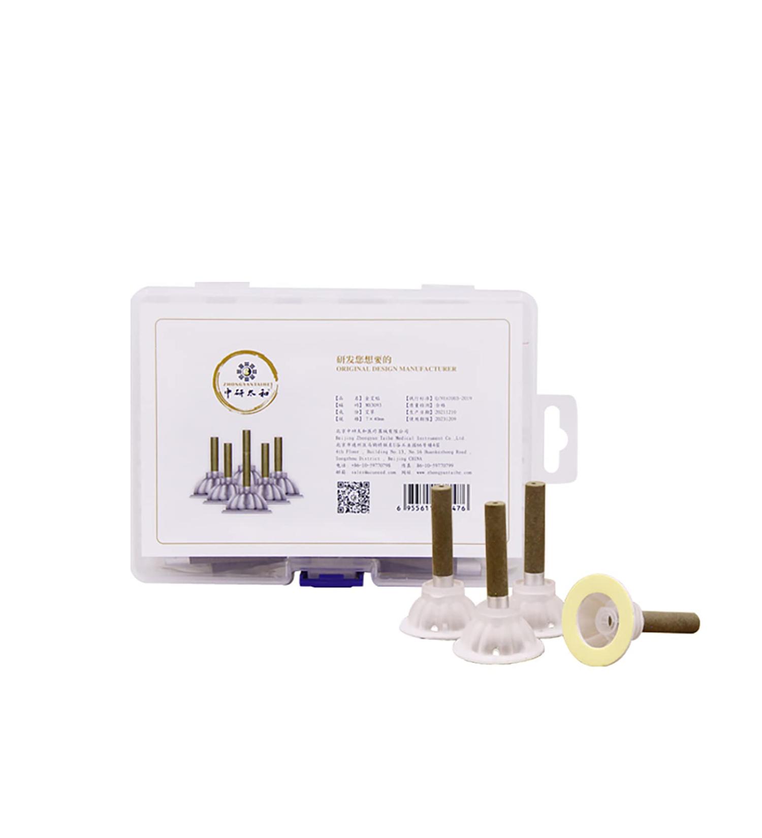 Zhongyan Taihe 50-Pack Self-Adhesive Moxa Sticks for Moxibustion | Mini Moxibustion Herbal Cups | International Shipping Available - Buy Online on GoSupps.com
