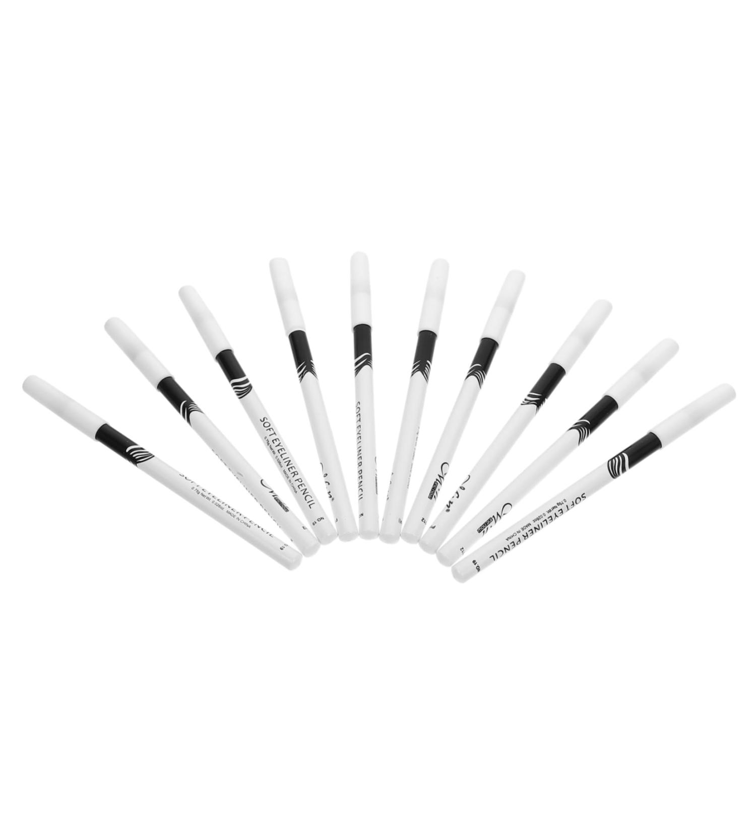 MAGICLULU 10pcs Lying Silkworm Eyeliner Tool Eyebrow Microblading White Pen Eye Line Drawing Pencils Clothing 1 count (Pack of 1) White - Buy Online on GoSupps.com