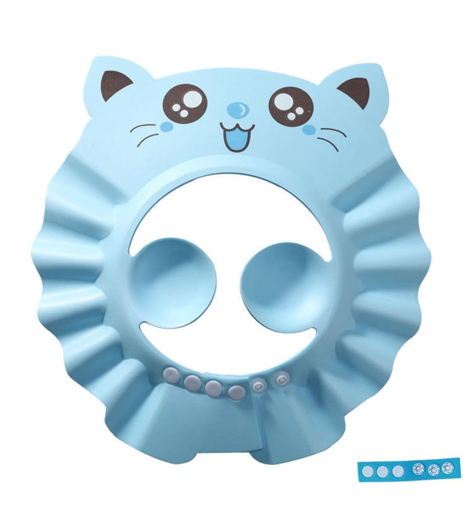 Shop Eodkse Adjustable Baby Shower Hood Soft Shampoo Cap for Kids | Water & Eye Protection - Buy Online on GoSupps.com