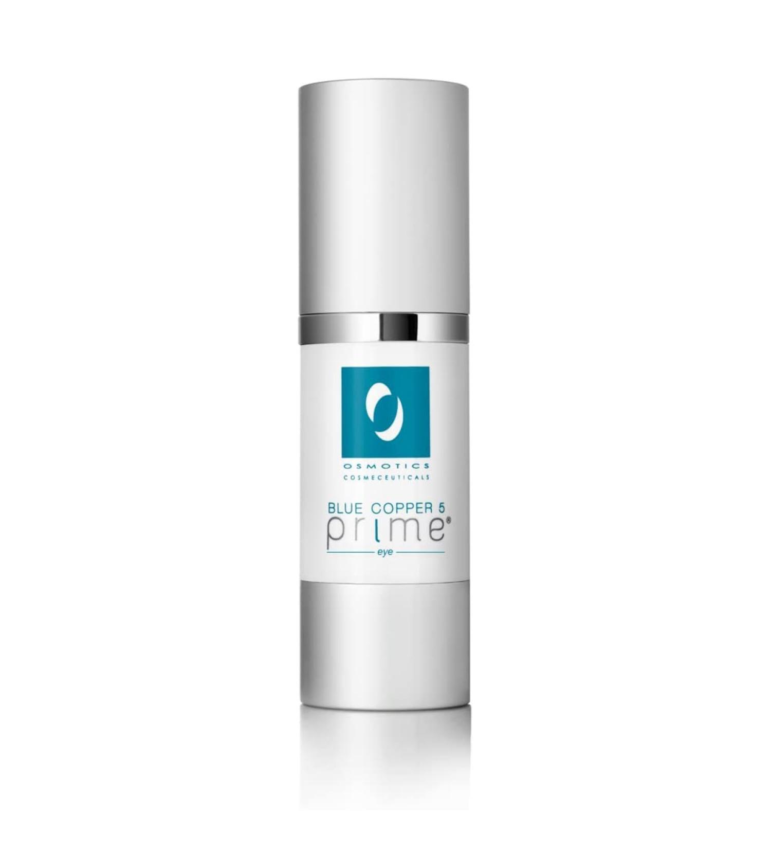 Osmotics Blue Copper 5 PRIME Eye - Advanced Eye Repair Cream with Copper Peptides | Reduces Fine Lines Wrinkles Dark Circles & Puffiness | Lifts & Firms Delicate Skin - 0.5oz - Buy Online on GoSupps.com