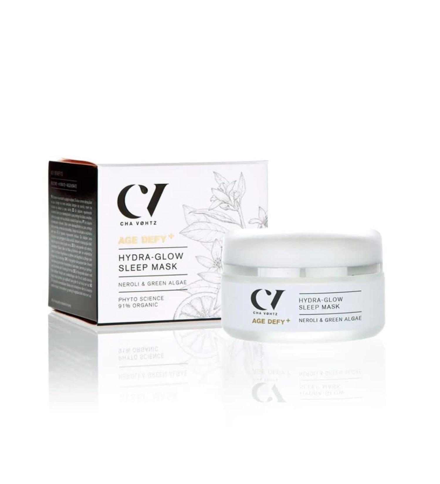 Age Defy+ Hydra-Glow Sleep Mask 50ml | Natural & Organic Deeply Hydrating Face Mask by Cha V htz | Boosts Collagen Production for Dry Mature Skin | Paraben Free & Ethyl Alcohol Free | Cruelty Free - Buy Online on GoSupps.com