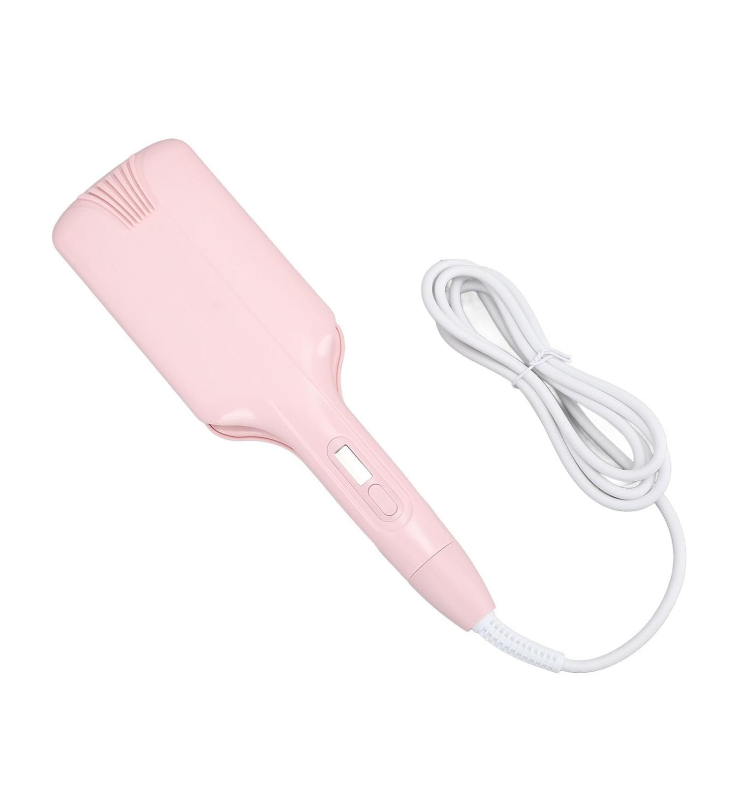 PTC Rapid Heating Hair Waver 360 Degree Rotating Power Cord Ergonomic Grip Versatile Usage - Ideal for Beach Waves Frizz and Add Massive Shine (Purple) (UK Plug) - Buy Online on GoSupps.com