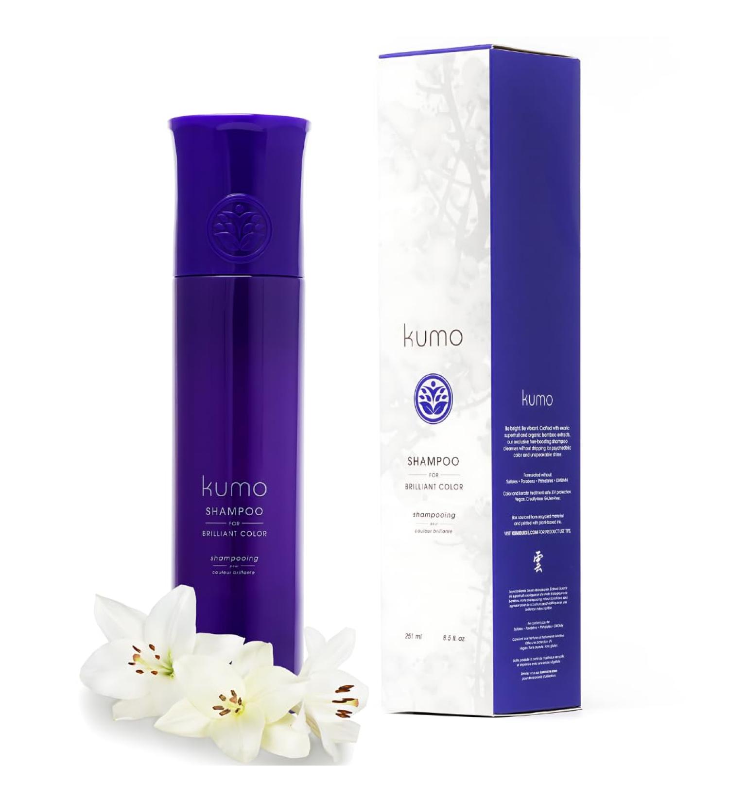 Kumo Shampoo for Brilliant Color - Sulfate-Free Organic Superfruit Shampoo for Colored Hair | Vegan & Gluten-Free - Buy Online on GoSupps.com