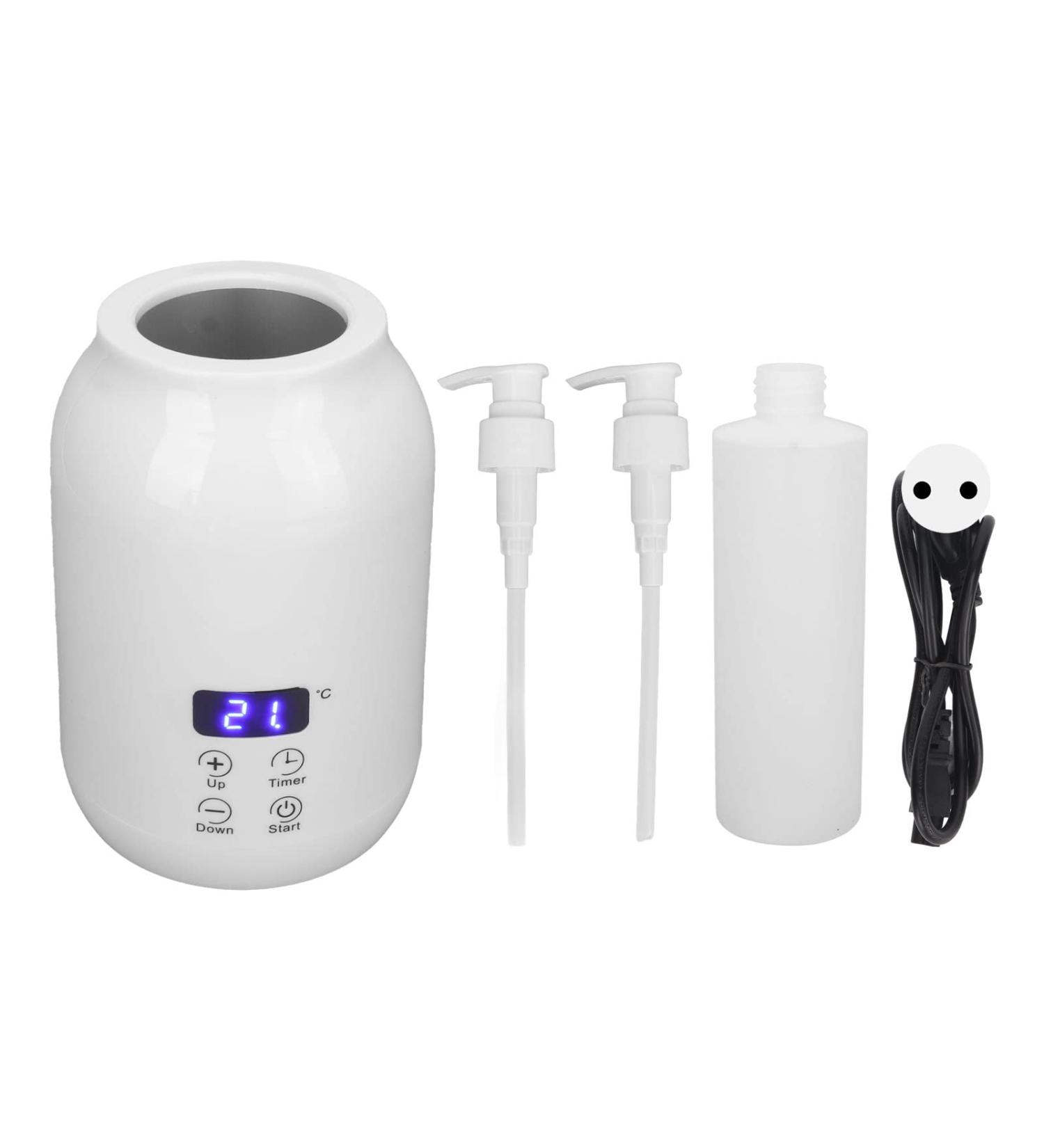 Electrical Oil Warmer for Massage Oils | LED Display Touch Control Temperature Setting | Essential Oils Bottle Warmer (110-240V EU) - Buy Online on GoSupps.com