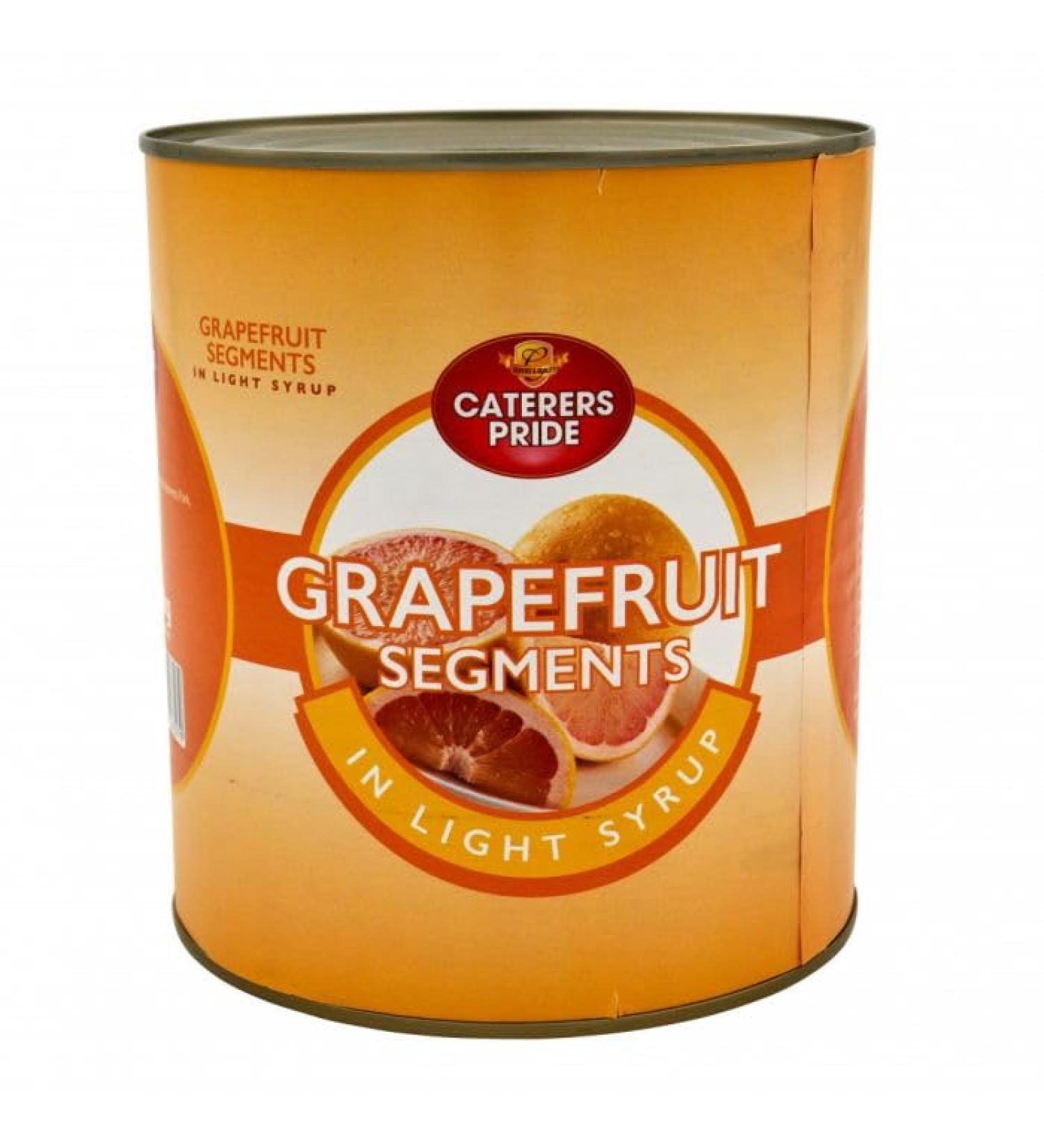Caterers Pride Tinned Fruits (Grapefruit Segments in Syrup 2.6kg Pack of 1) Grapefruit Segments in Syrup 2.6kg Pack of 1