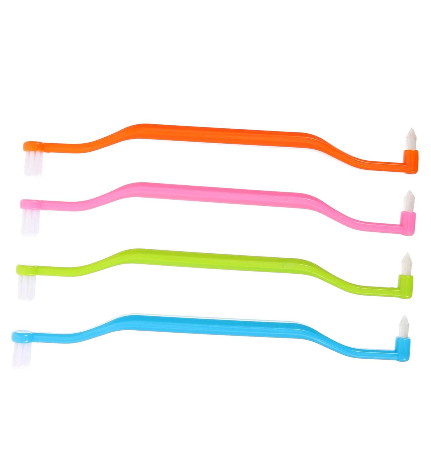 Ciieeo 4-Piece Double-Headed Conical Travel Toothbrush Set - Portable Manual Brushes for Daily Use - Buy Online on GoSupps.com