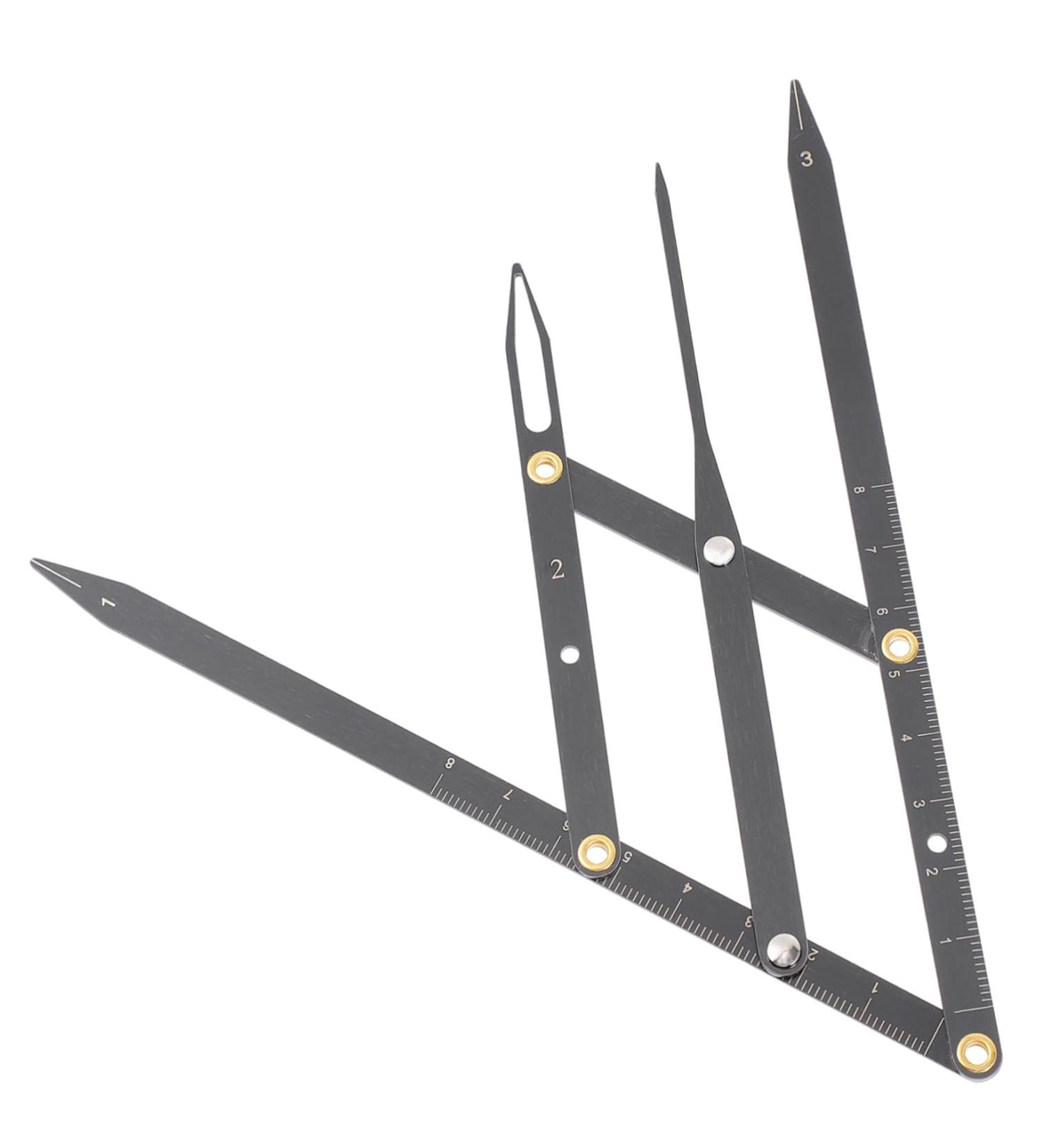 KALLORY Eyebrow Scale Eyebrow Shaping Template Brow Mapping Tool Measuring Tool Miss Eyebrow Trimming Ruler - Buy Online on GoSupps.com