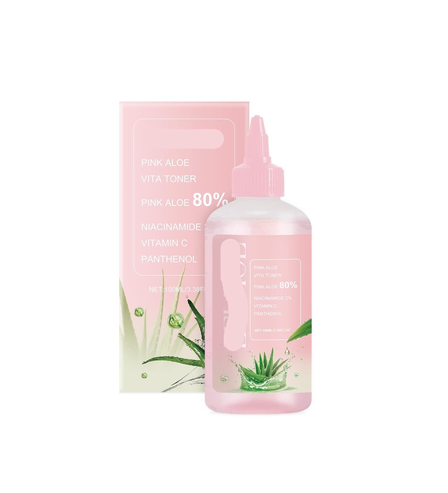 Aloe Vera Soothing Toner - Gentle Facial Hydration Fast Absorption Long-Lasting Moisture Brightens Skin(1PCS) - Buy Online on GoSupps.com