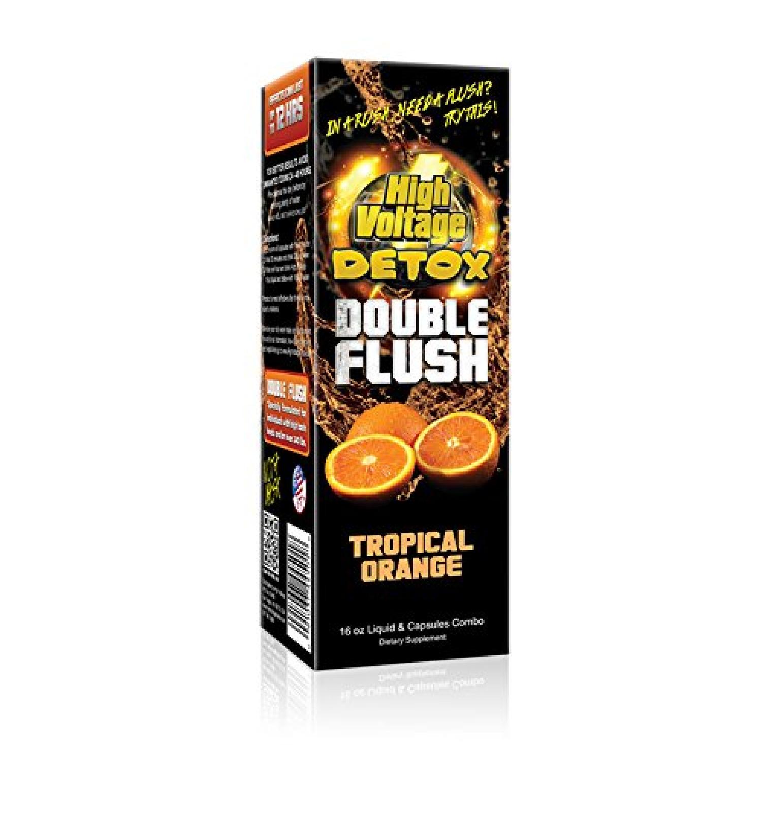 High Voltage Double Flush Tropical Orange