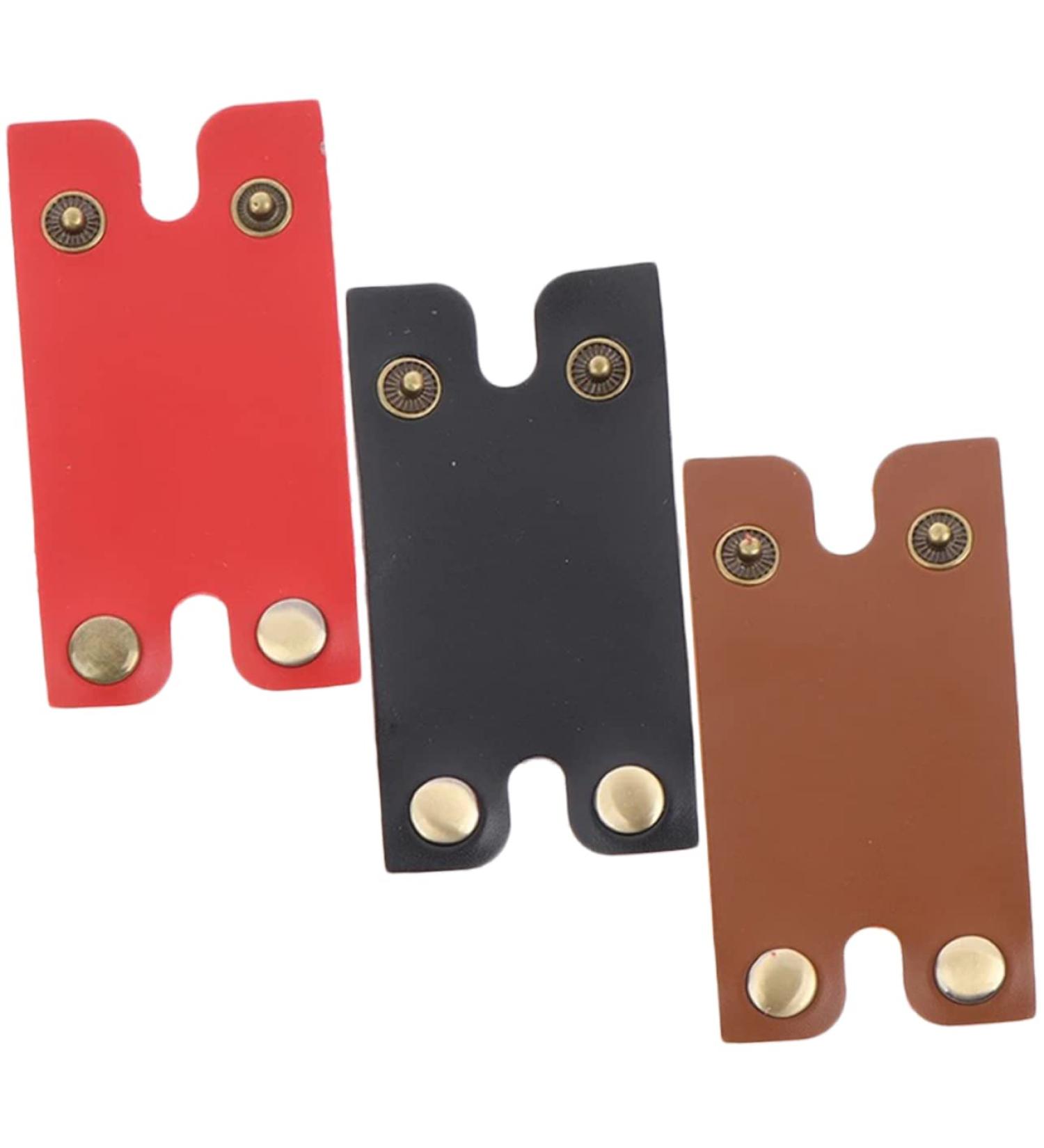 3-Piece Leather Razor Set for Men | Protective Pocket Shuff & Cover | Premium Manual Razor Accessories - Buy Online on GoSupps.com