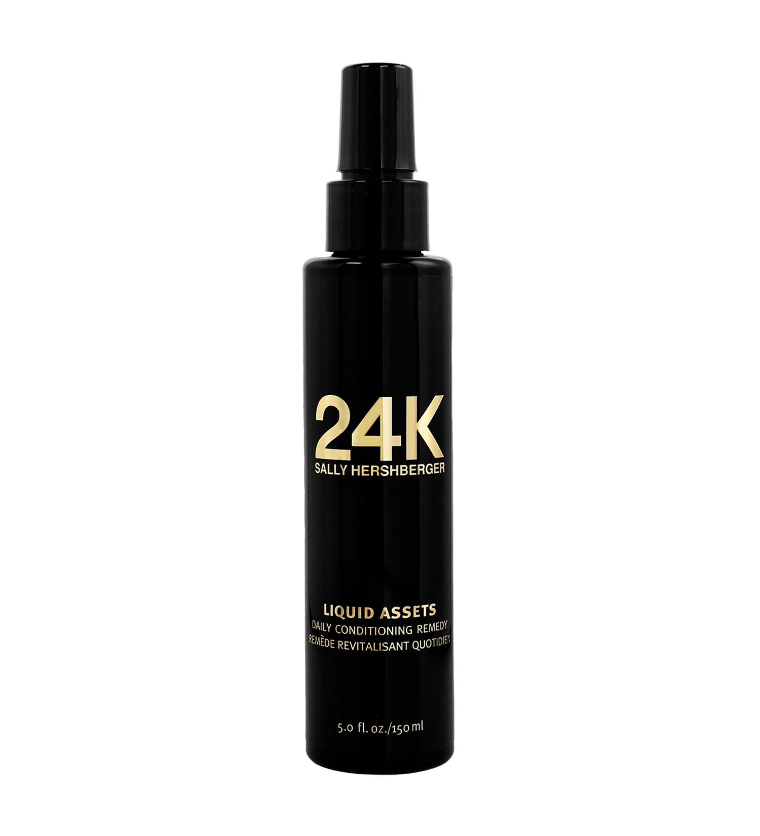 Sally Hershberger 24K Liquid Assets Daily Conditioning Remedy - Weightless Leave-In Treatment for Luscious Refreshed Locks - Bonding Keratin-Fortified Formula - Paraben And Phthalate Free - 150 ml 5 Ounce (Pack of 1) 5.07 Oz - Buy Online on GoSupps.com