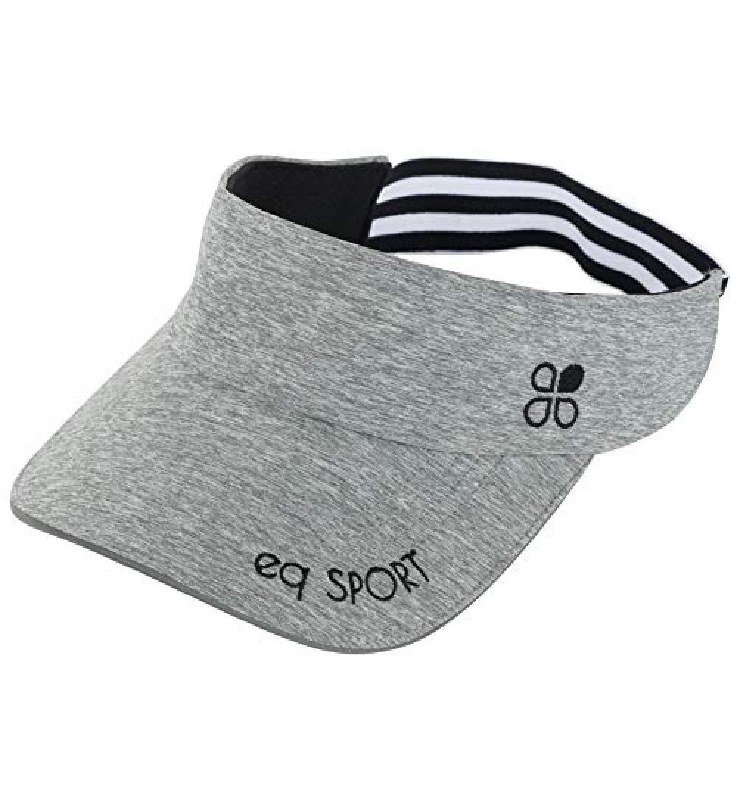 EQ SPORT Lightweight Visors for Women & Men - Sun Visor Hat for Running, Golf, Tennis, Jogging, Beach & Hiking - Athletic Visors Grey - Buy Online on GoSupps.com