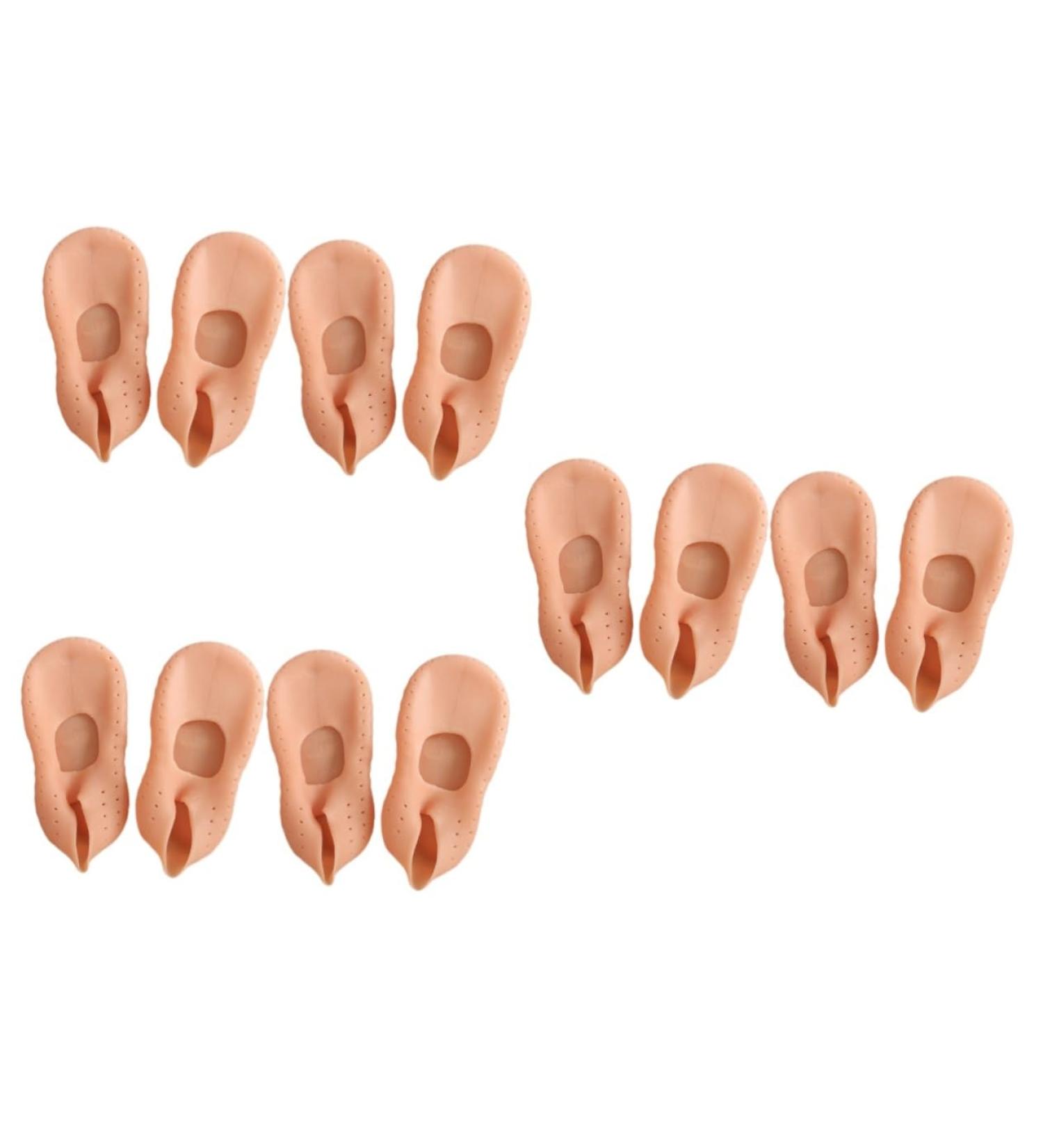 Beaupretty 6 Pairs Silicone Heel Protectors Plantar Inserts spa Gel Socks Heel Protectors for high Heel Shoes Silicone moisturizing Socks Non Slip Socks Sole of Foot Heel Cover - Buy Online on GoSupps.com