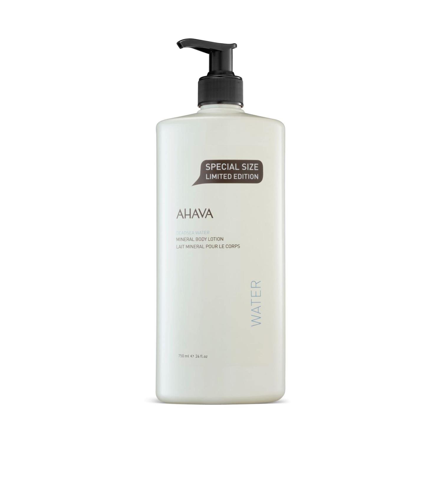 AHAVA Mineral Body Lotion - Daily Moisturizing & Hydrating 24 Fl Oz - Original 750 ML - Buy Online on GoSupps.com