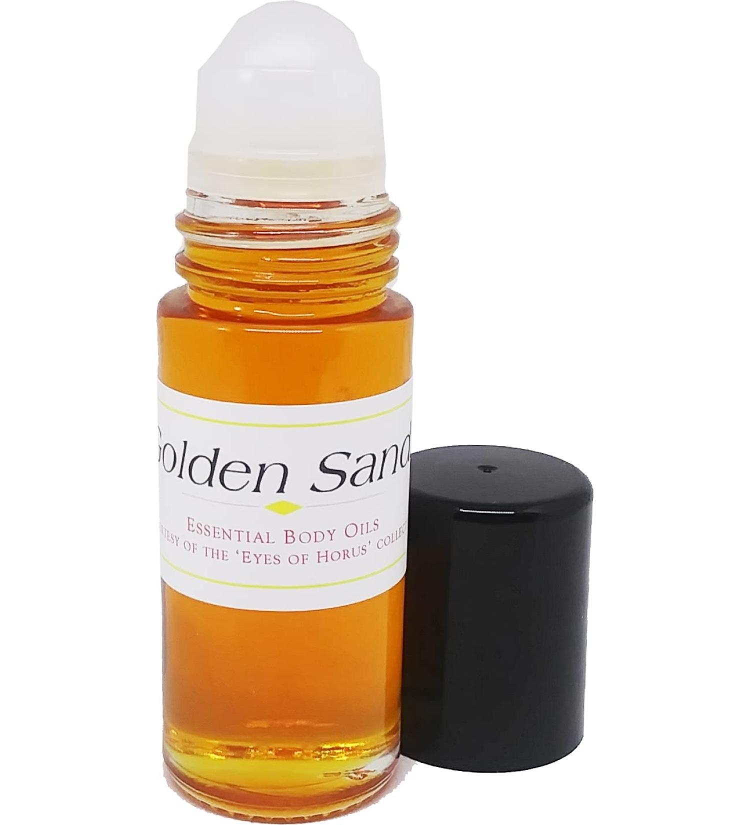Golden Sands Scented Body Oil Fragrance Roll-On - Gold - 1 oz. - ID#34644 1 Fl Oz (Pack of 1)