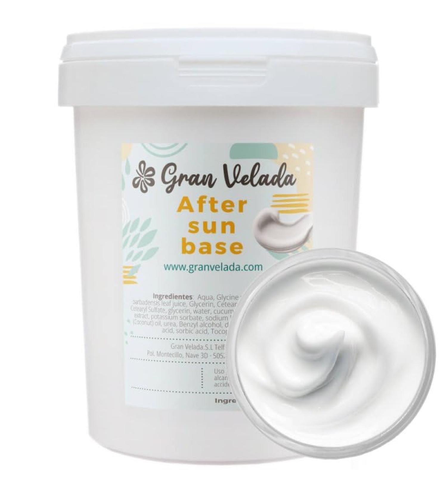  GRAN VELADA Gran Velada - After Sun Base 5000 ml | Bulk cosmetic base | Customizable with up to 4% active ingredients | Moisturizing soothing and refreshing - Buy Online on GoSupps.com