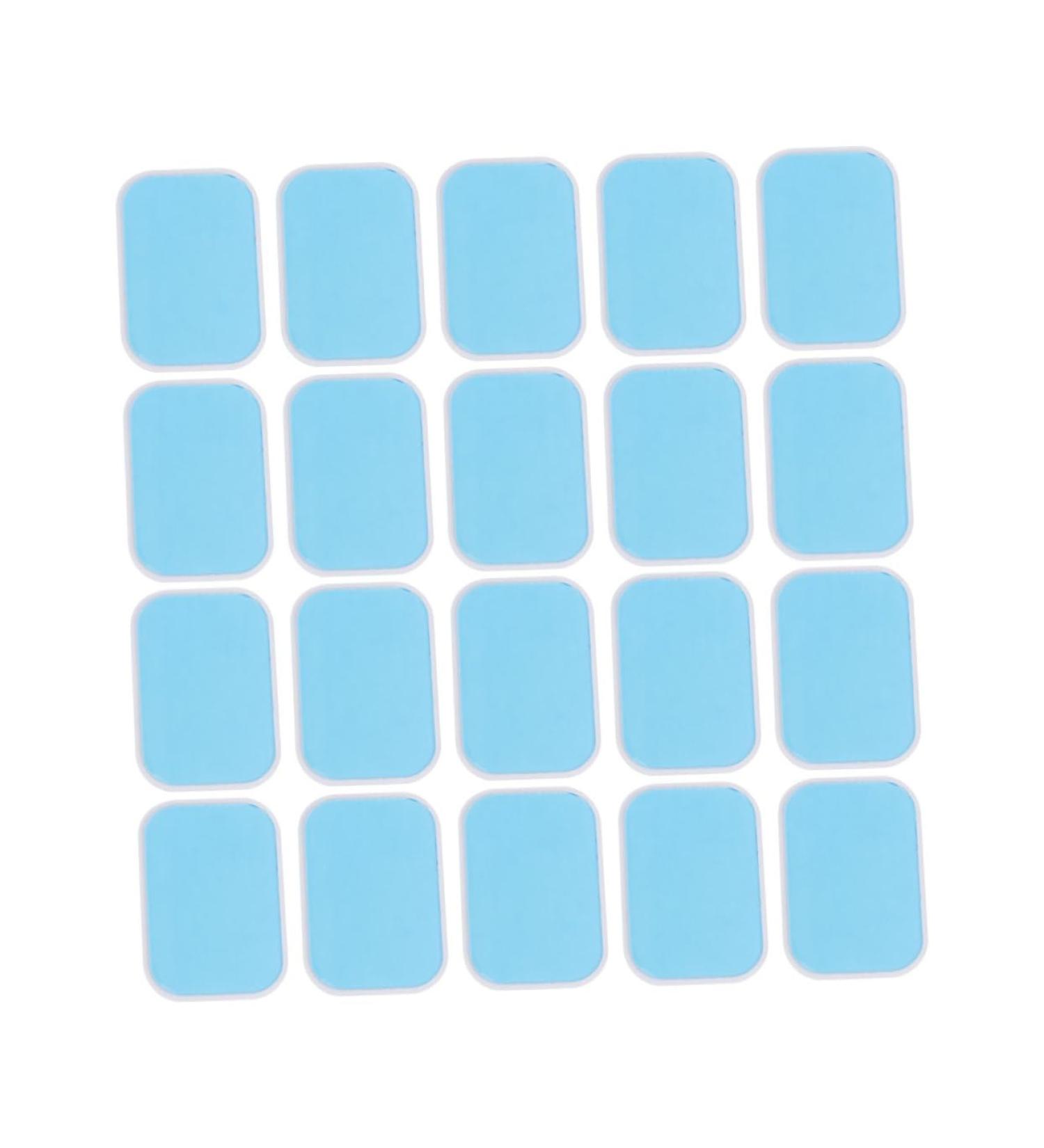 Magiclulu 20pcs Gel Pads for Muscle Toner & Fitness Equipment | Hip Trainer Ice Hockey Helmet Repair Belly Trainer | High-Quality Replacement Gel Pads - Buy Online on GoSupps.com