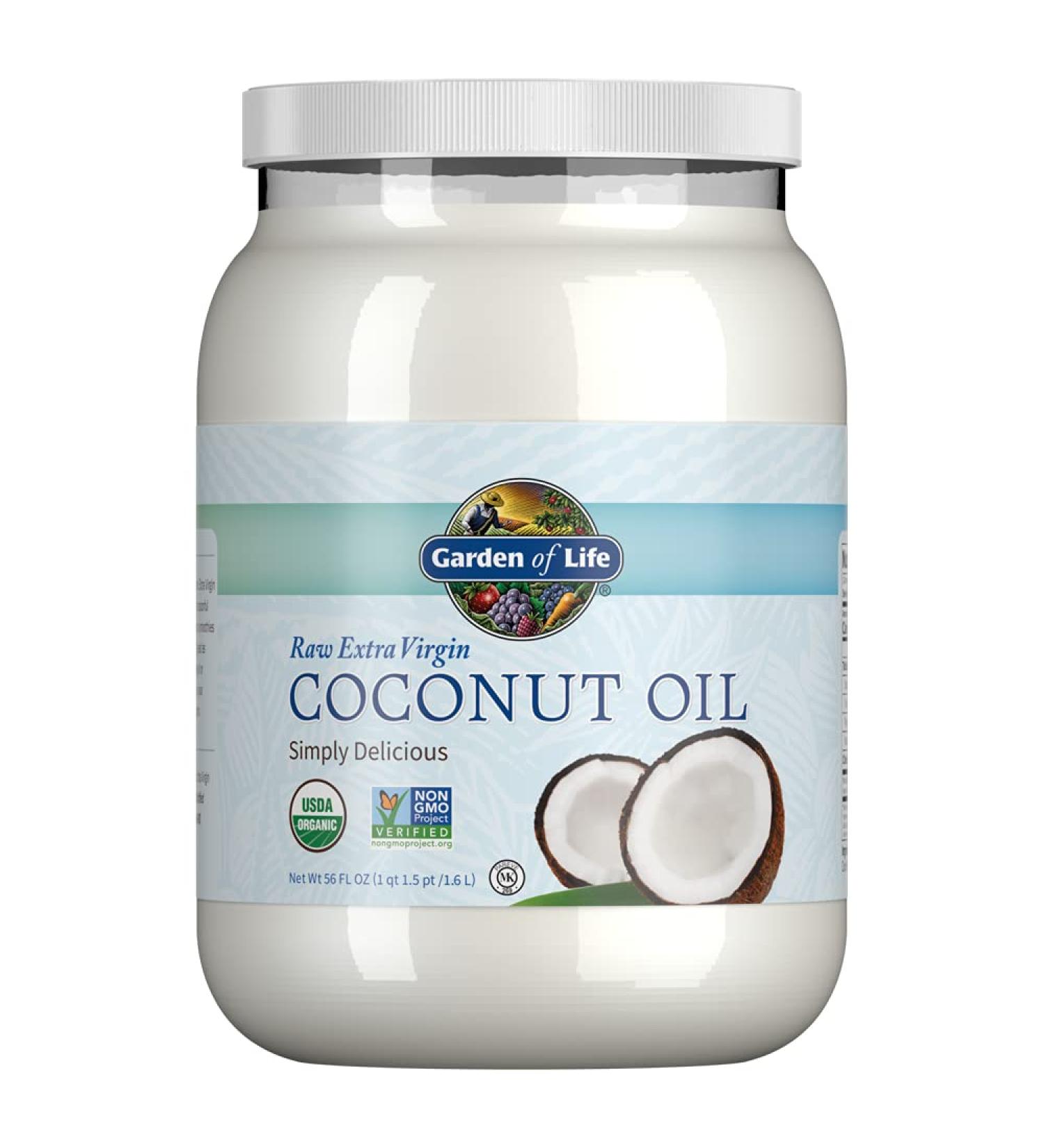 Garden of Life Raw Extra Virgin Coconut Oil 56 fl oz â€“ Organic, Cold-Pressed & Unrefined - Buy Online on GoSupps.com
