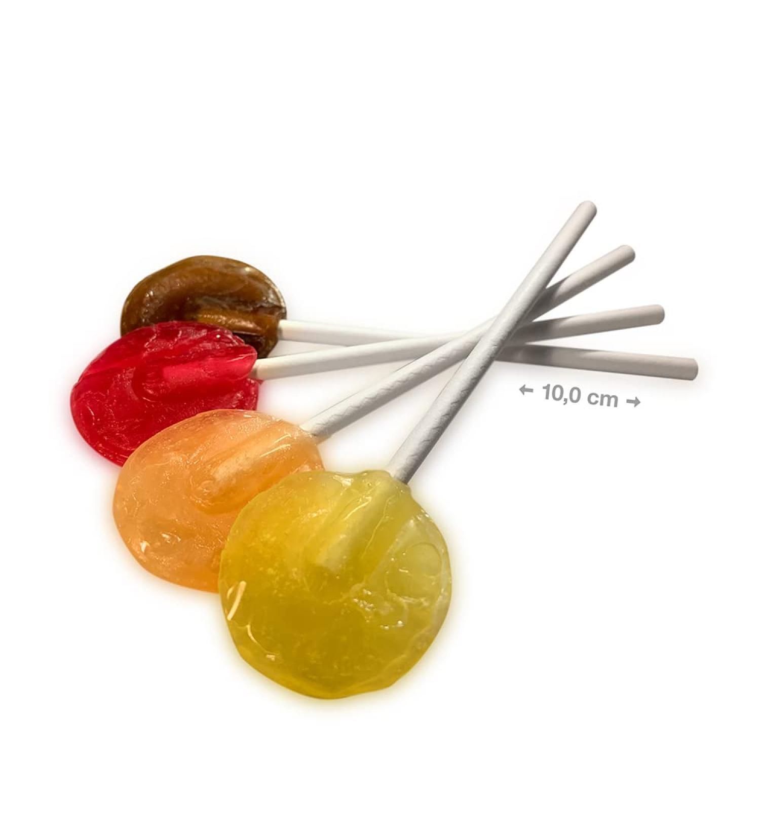4 x 200 lollipops I Lolly I Fruit and Cola flavor I individually wrapped (4)