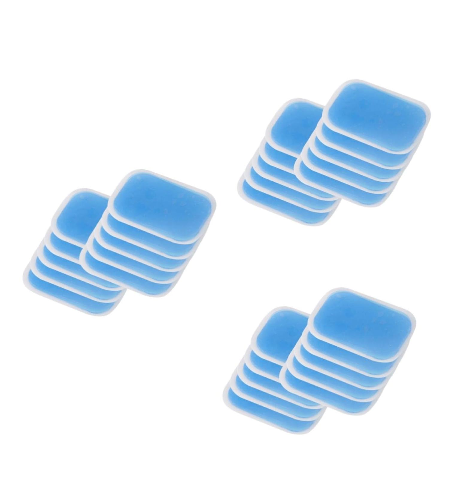 Buy Homsfou 90 STK Replacement Gel Pads for Fitness | Abdominal Stimulators & Belly Toners - 30PCSx3PCS | Gym Mat Gel Hydrogel Stickers - Buy Online on GoSupps.com